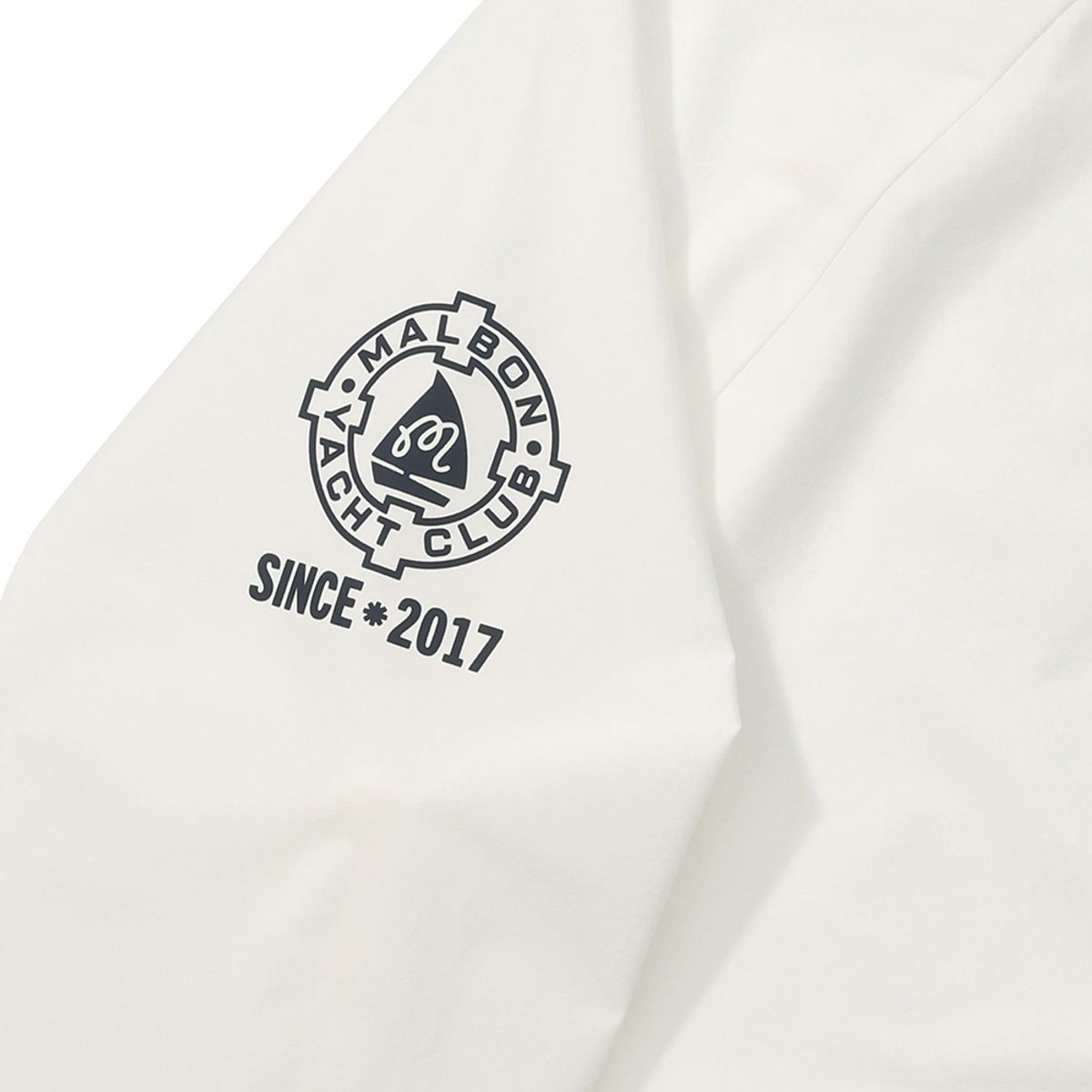 말본 골프(MALBON GOLF) 래글런 컬러블럭 재킷 OFF WHITE (WOMAN)