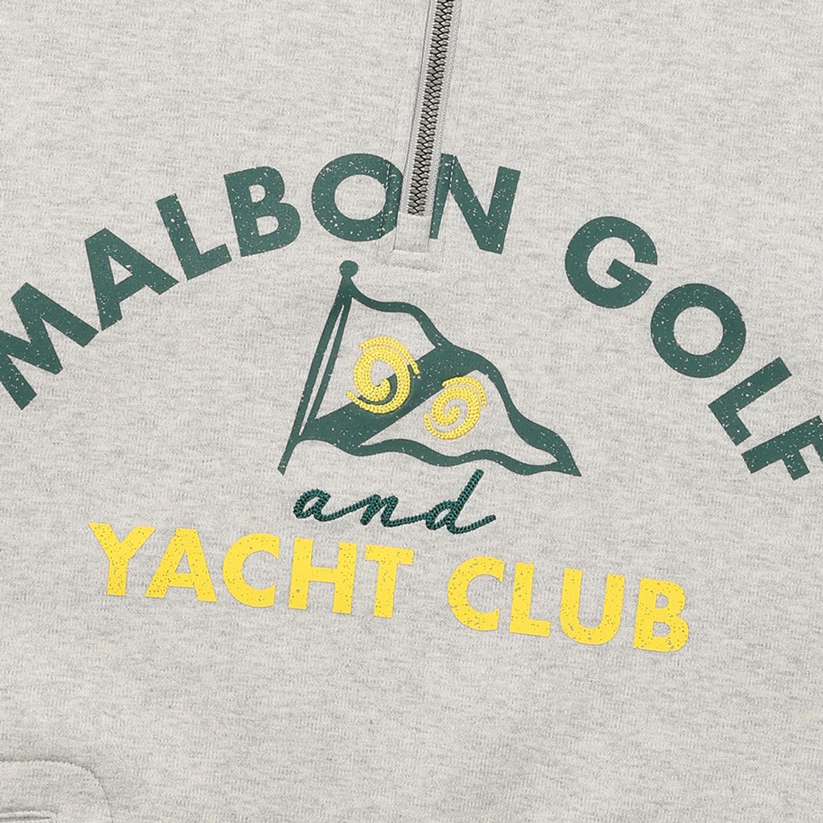 말본 골프(MALBON GOLF) 카라형 에어리 티셔츠 GRAY (MAN)