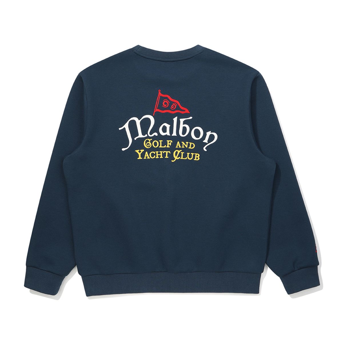 말본 골프(MALBON GOLF) 에어리 라운드 긴팔 티셔츠 NAVY (MAN)