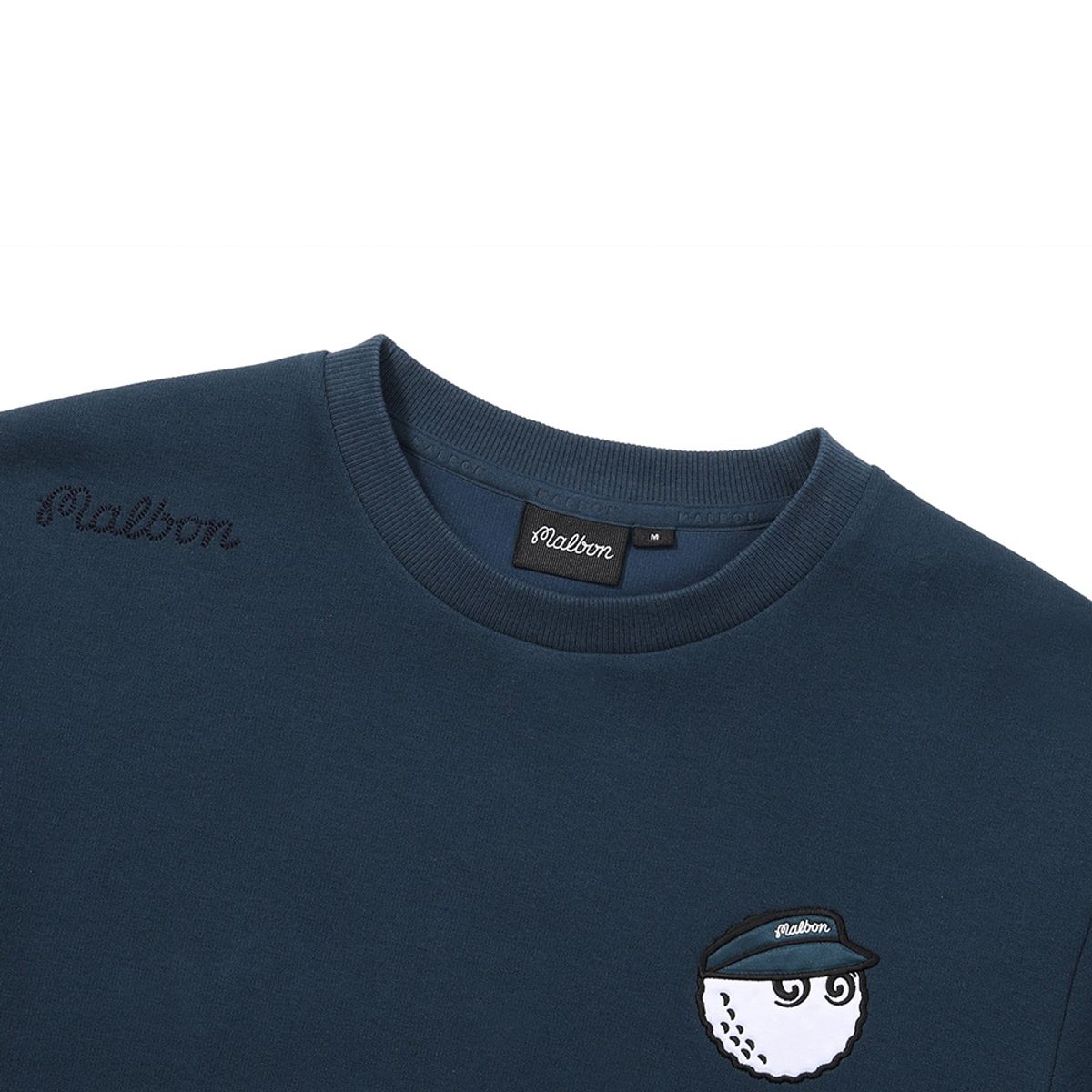 말본 골프(MALBON GOLF) 에어리 라운드 긴팔 티셔츠 NAVY (MAN)