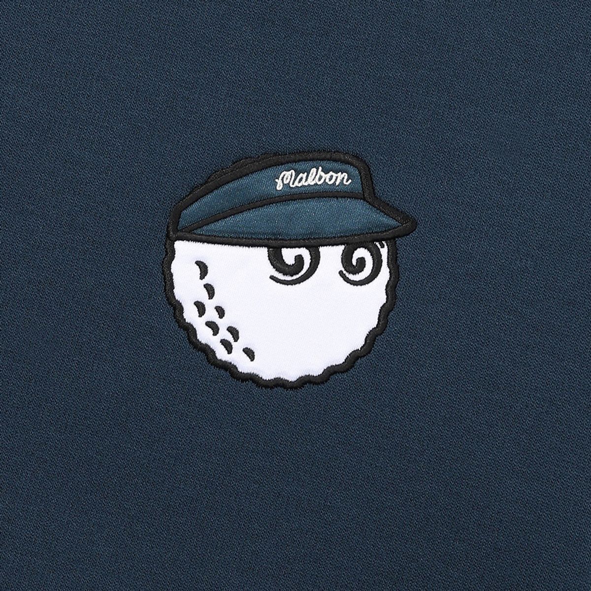 말본 골프(MALBON GOLF) 에어리 라운드 긴팔 티셔츠 NAVY (MAN)