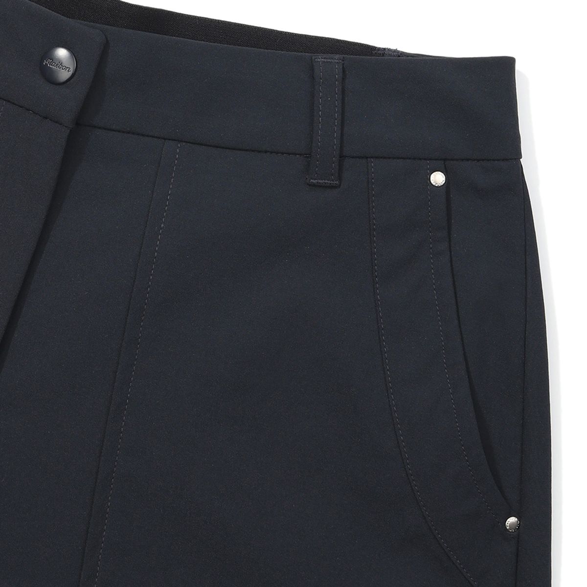 말본 골프(MALBON GOLF) 이중직 3부 하프팬츠 NAVY (WOMAN)