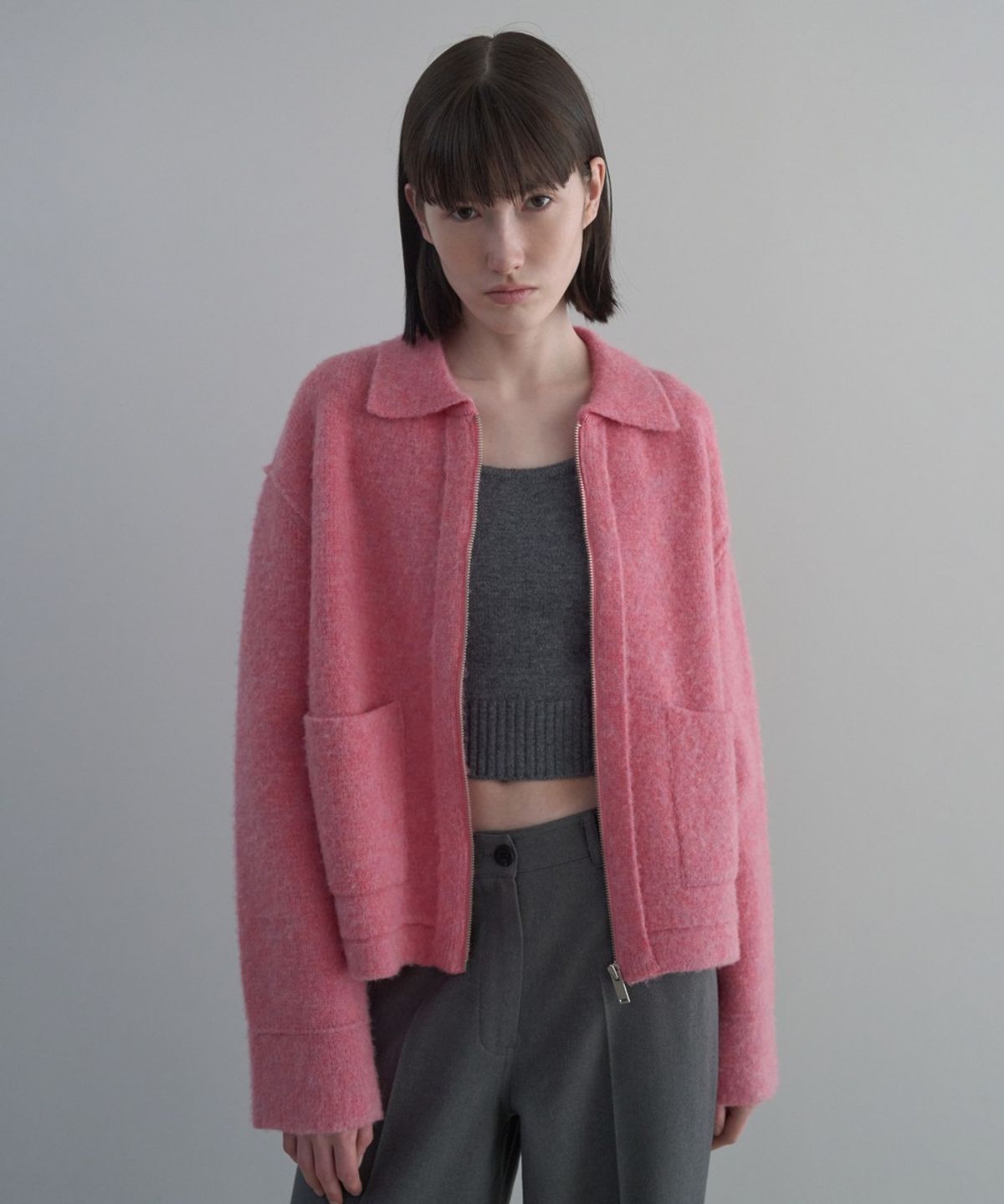 디에토(DEETO) Brushed Jacket [PINK]