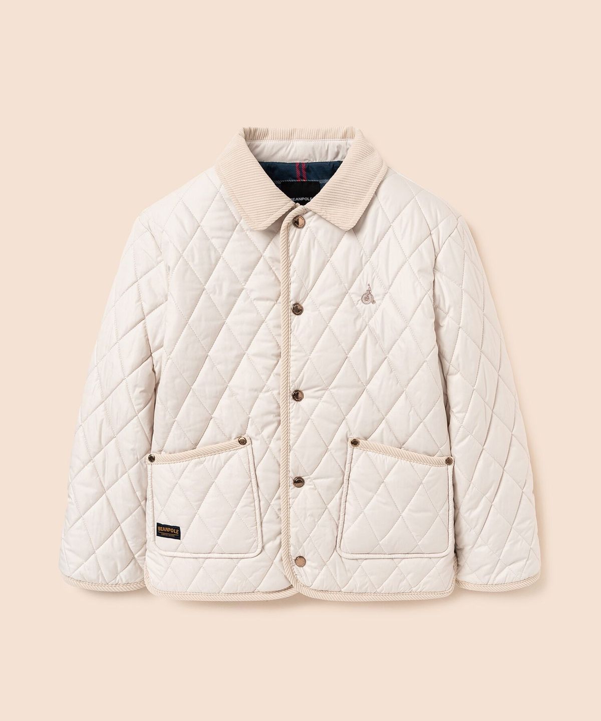 빈폴 키즈(BEANPOLE KIDS) [Essential] 퀼팅 점퍼  아이보리 (BI6138UE10) (BI6138UE10)