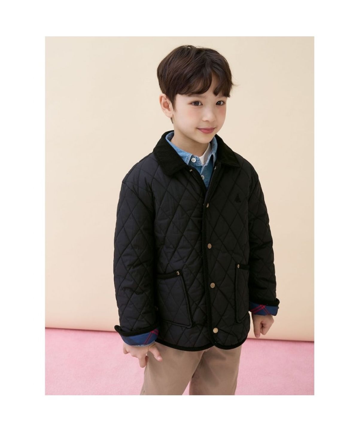빈폴 키즈(BEANPOLE KIDS) [Essential] 퀼팅 점퍼  블랙 (BI6138UE15) (BI6138UE15)