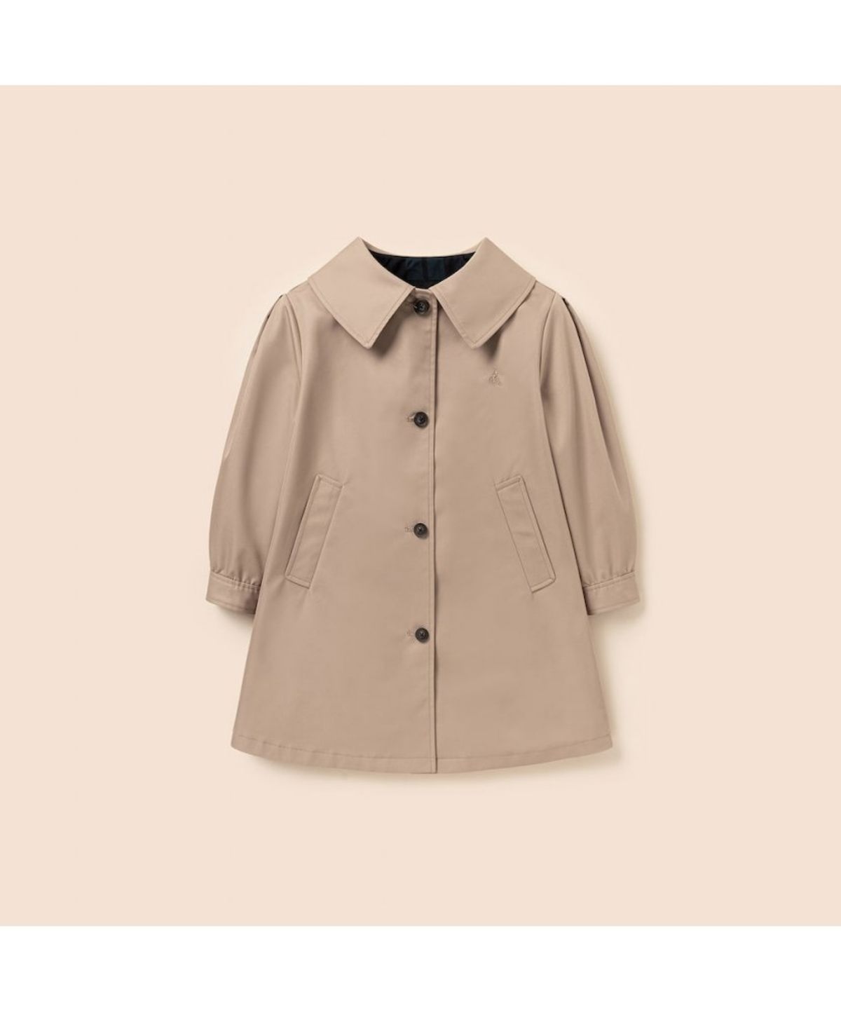 빈폴 키즈(BEANPOLE KIDS) [Essential] 여아 클래식 트렌치 코트  베이지 (BI613TGE1A) (BI613TGE1A)