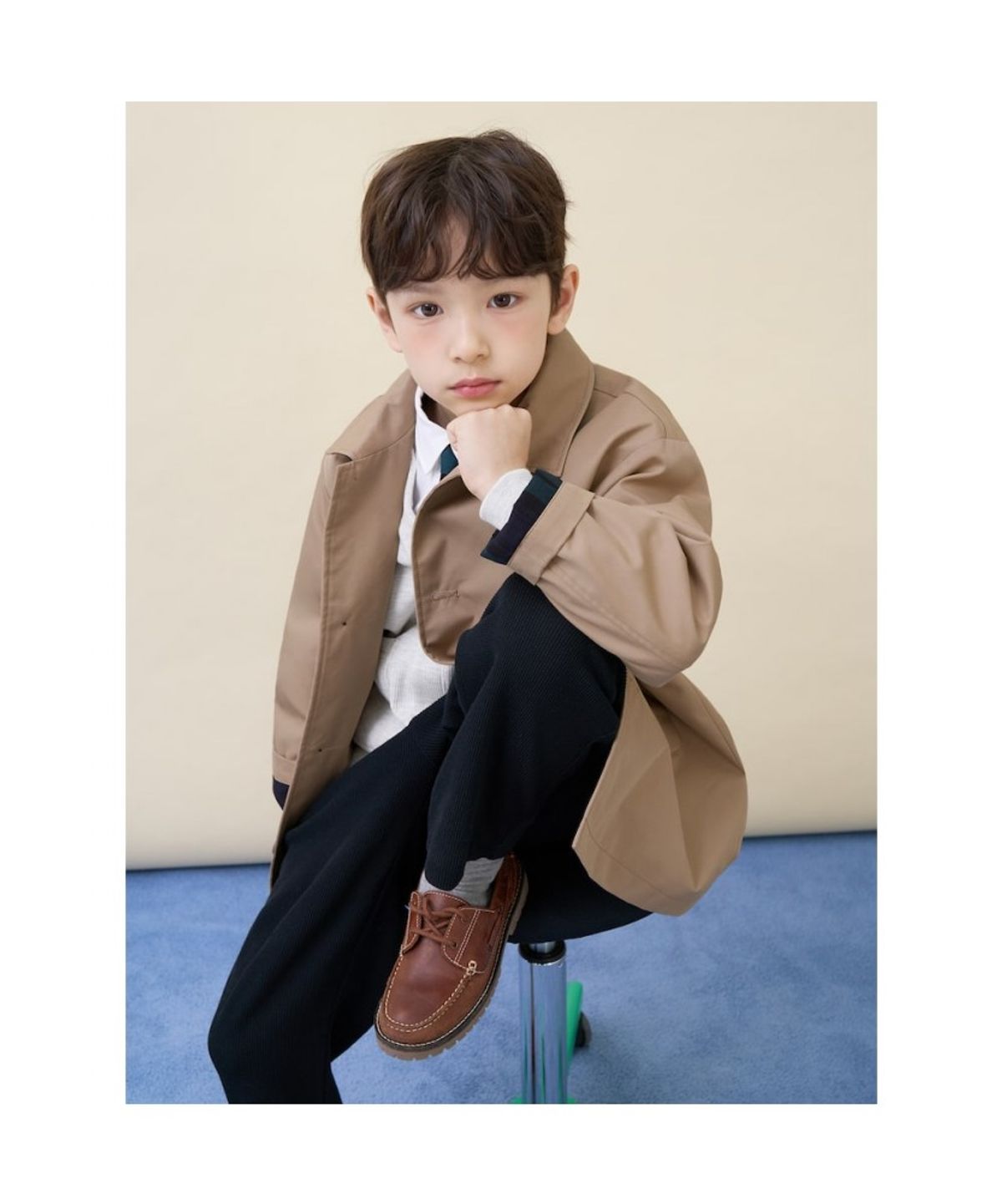 빈폴 키즈(BEANPOLE KIDS) [Essential] 클래식 트렌치 코트  베이지 (BI613TUE1A) (BI613TUE1A)