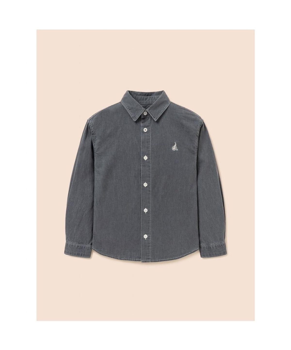 빈폴 키즈(BEANPOLE KIDS) [Essential] 데님 셔츠  애쉬 (BI6164UE24)