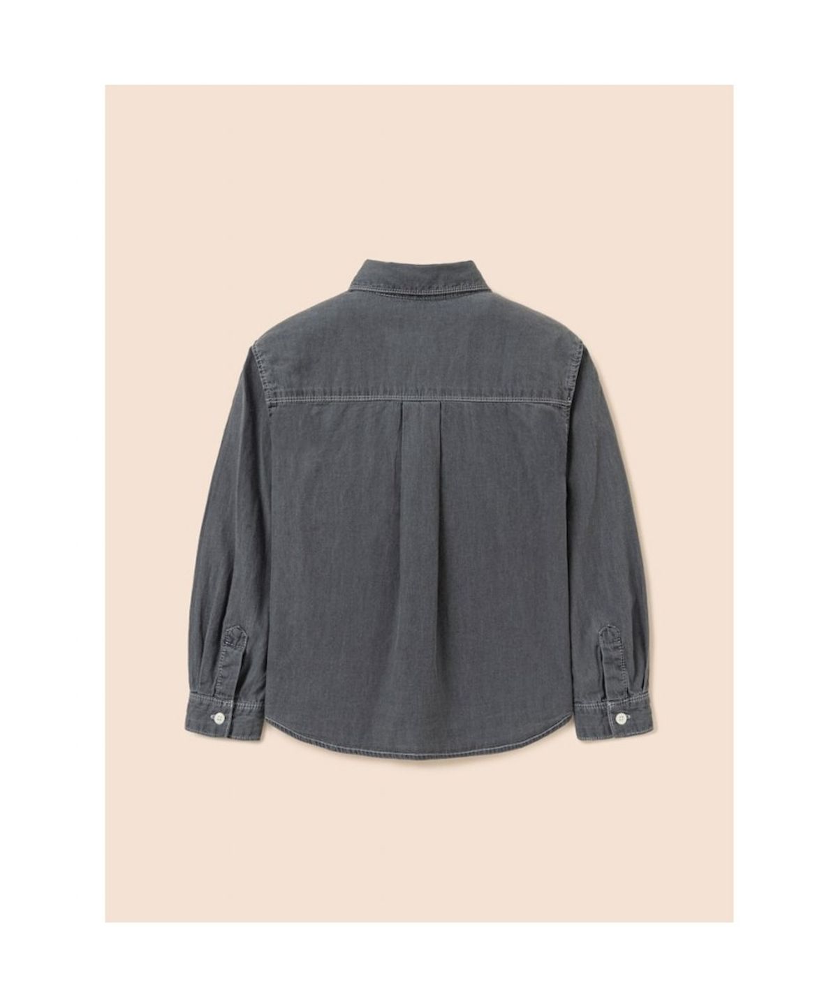 빈폴 키즈(BEANPOLE KIDS) [Essential] 데님 셔츠  애쉬 (BI6164UE24)