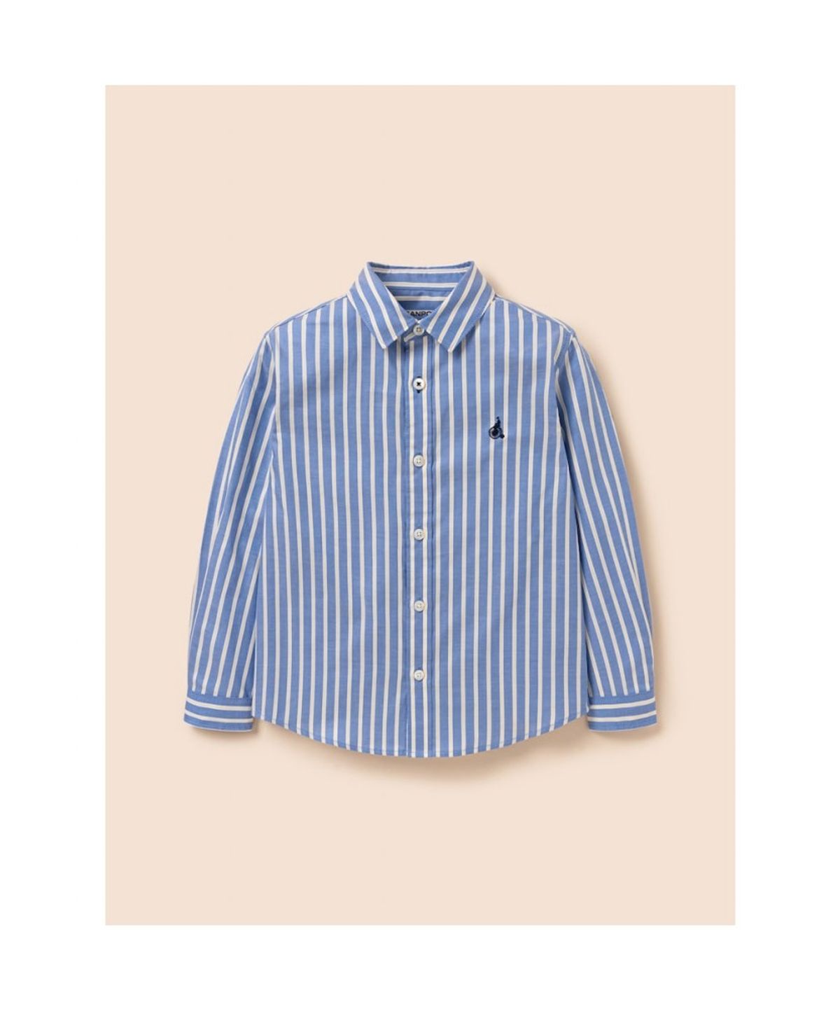 빈폴 키즈(BEANPOLE KIDS) 멀티 스트라이프 셔츠  스카이 블루 (BI6164U03Q)