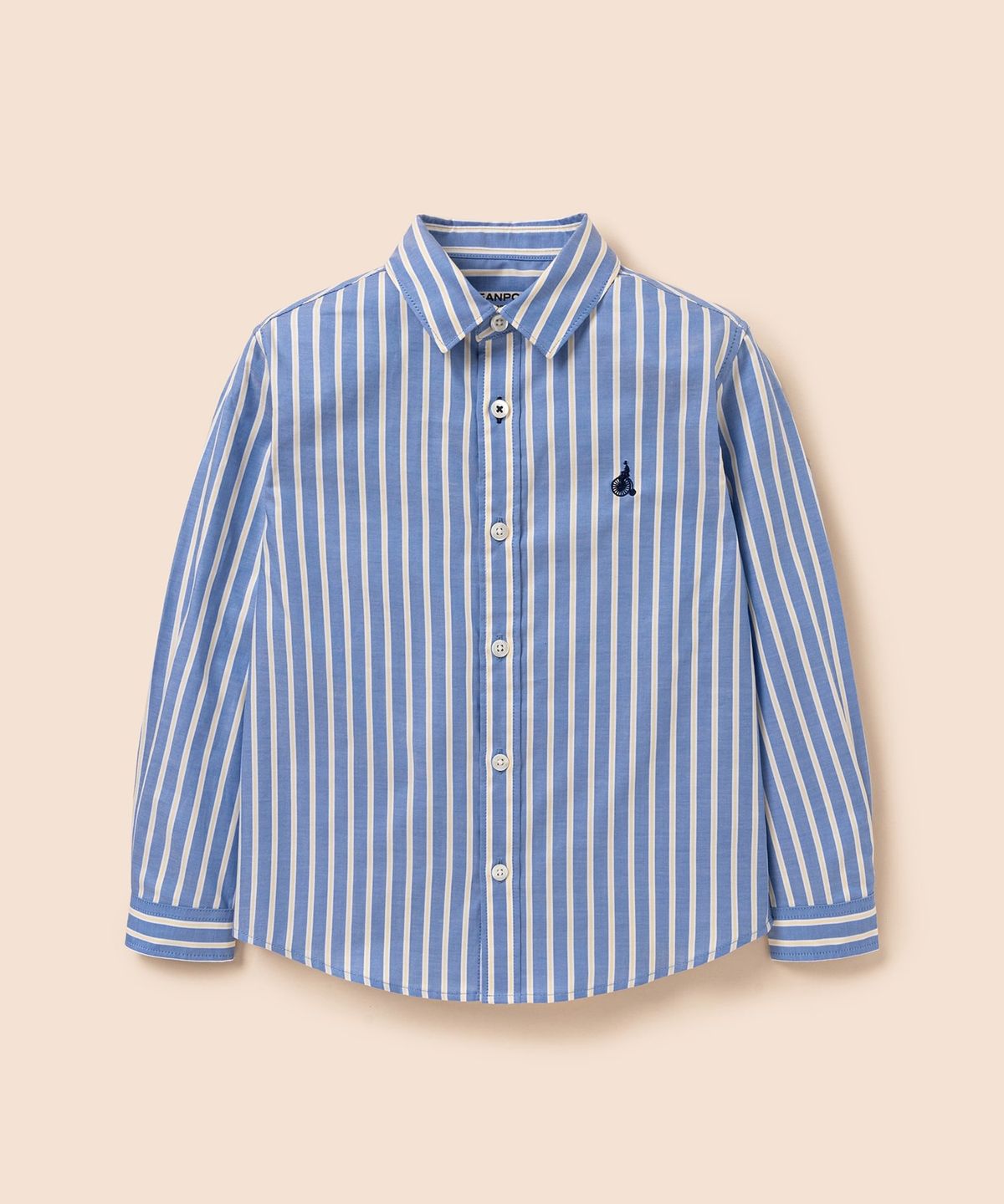 빈폴 키즈(BEANPOLE KIDS) 멀티 스트라이프 셔츠  스카이 블루 (BI6164U03Q)