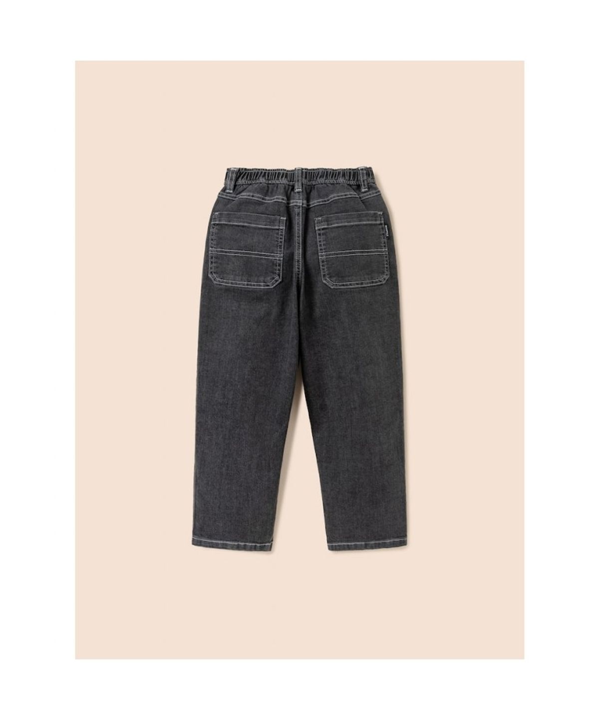 빈폴 키즈(BEANPOLE KIDS) 블랙 스트레이트 데님팬츠  애쉬 (BI6121UE24) (BI6121UE24)