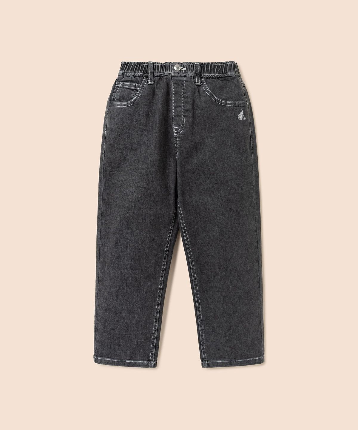 빈폴 키즈(BEANPOLE KIDS) 블랙 스트레이트 데님팬츠  애쉬 (BI6121UE24) (BI6121UE24)