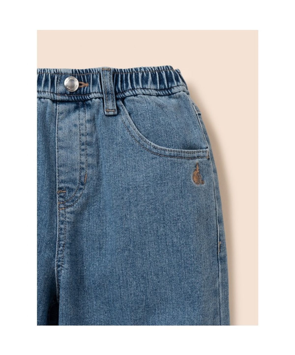 빈폴 키즈(BEANPOLE KIDS) [Essential] 스트레이트 데님팬츠  블루 (BI6121UE2P)