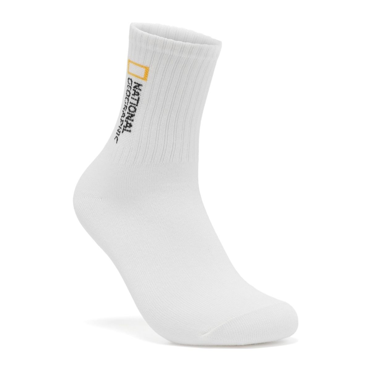 내셔널지오그래픽(NATIONALGEOGRAPHIC) N265ASO010 미들 삭스 번들 WHITE