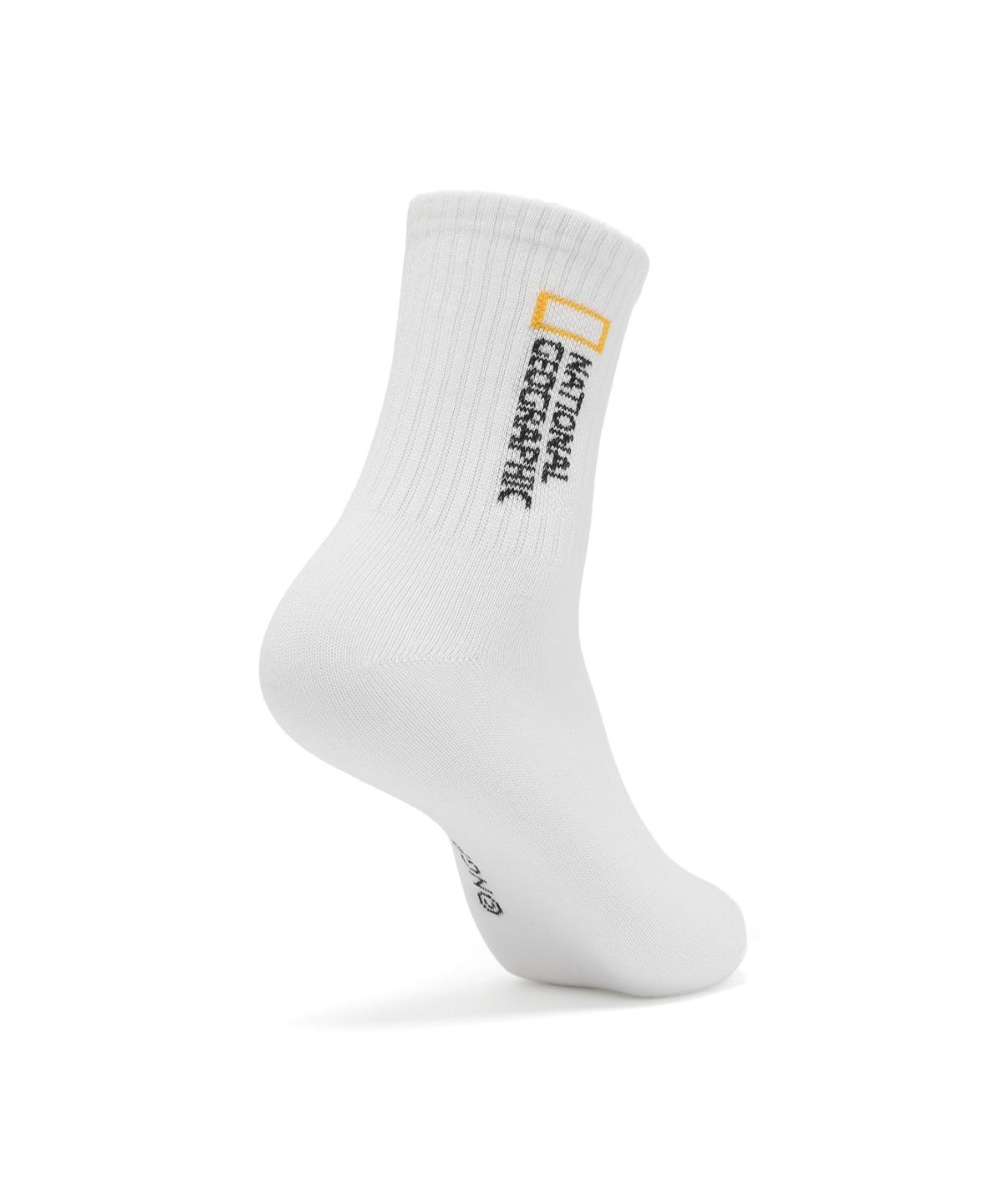 내셔널지오그래픽(NATIONALGEOGRAPHIC) N265ASO010 미들 삭스 번들 WHITE