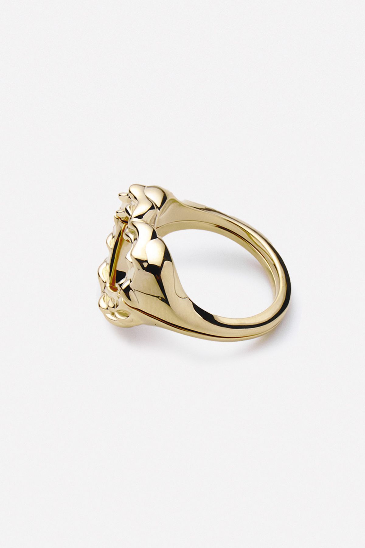 휴스타드(HUSTAD) HEART GOLD RING_ 14k 골드 하트 링