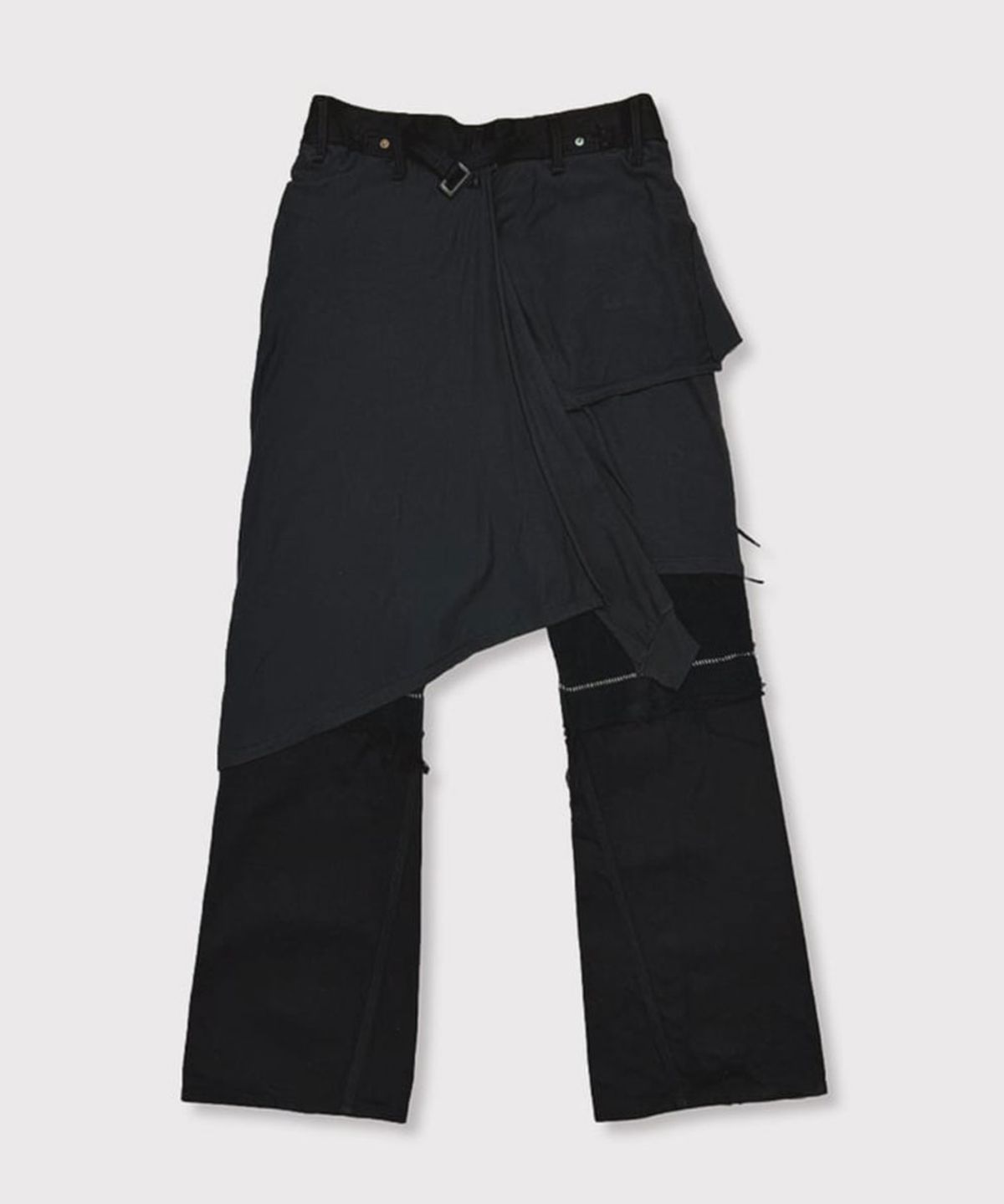 마이너스(MINUS) Twist Seam Lot.20746 BORO CRUST With Wrapped - BLACK