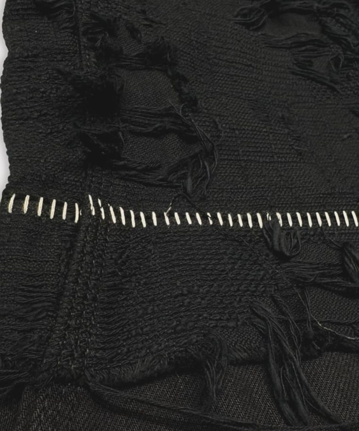 마이너스(MINUS) Twist Seam Lot.20746 BORO CRUST With Wrapped - BLACK