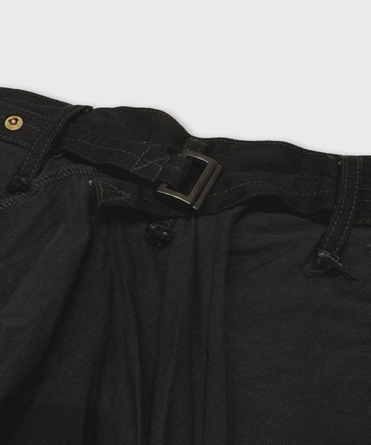 마이너스(MINUS) Twist Seam Lot.20746 BORO CRUST With Wrapped - BLACK