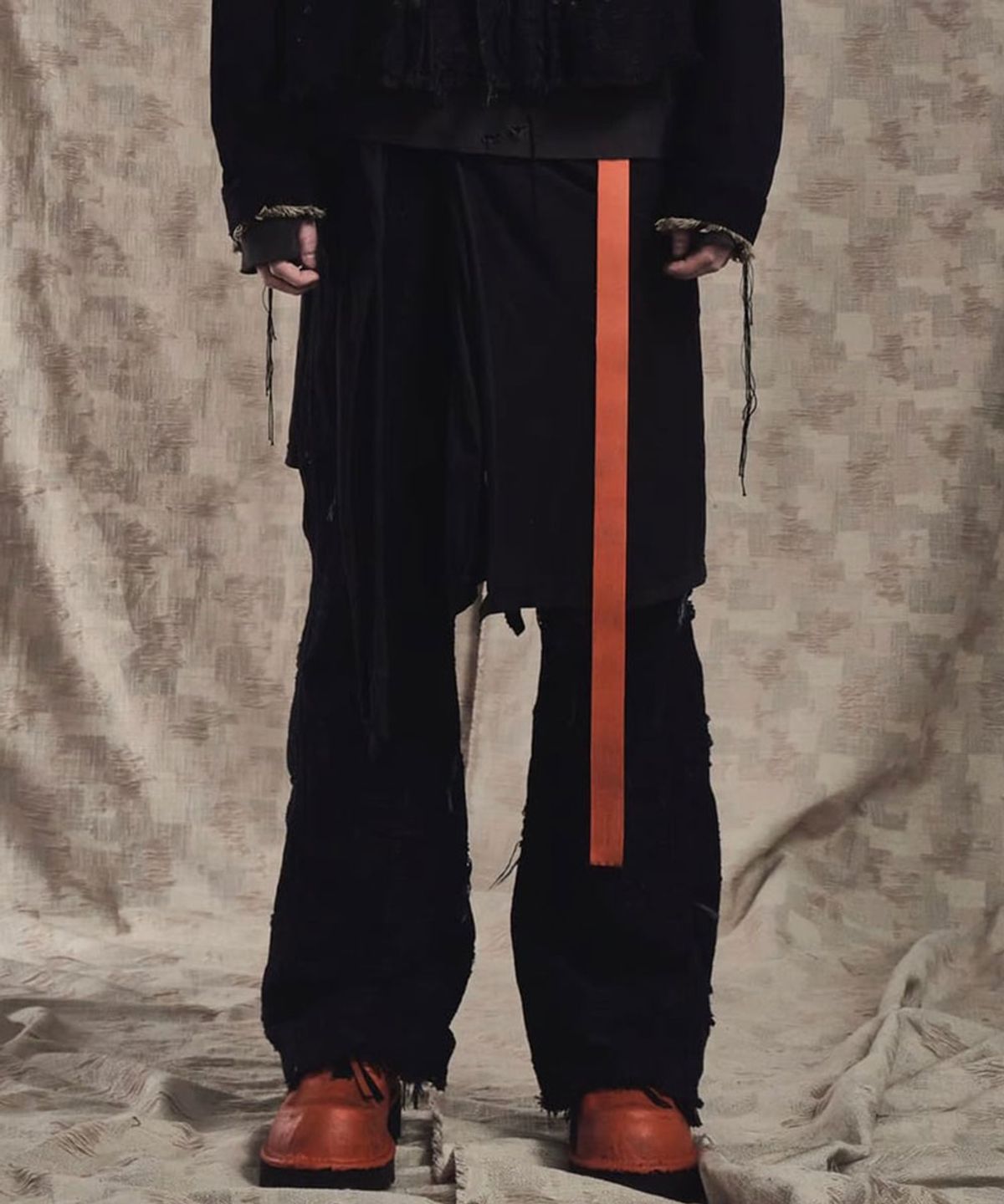 마이너스(MINUS) Twist Seam Lot.20746 BORO CRUST With Wrapped - INDIGO