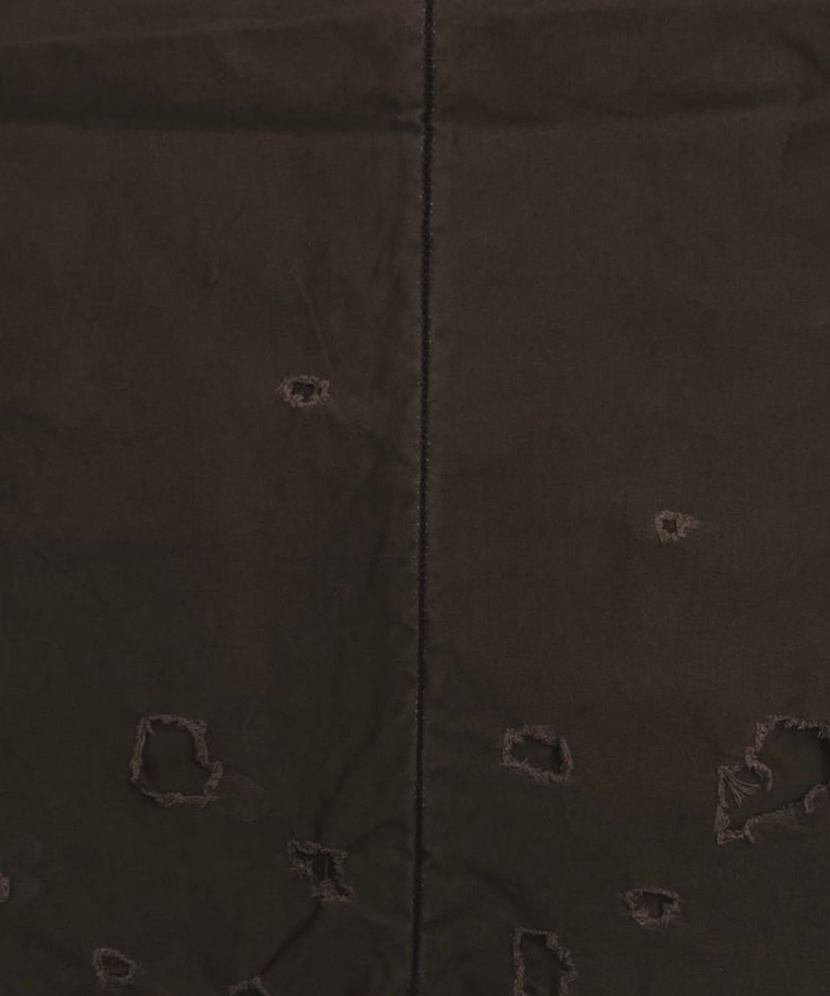 마이너스(MINUS) Chore Jacket With Damaged(PIGMENT DYED MOLESKIN) - MOCHA