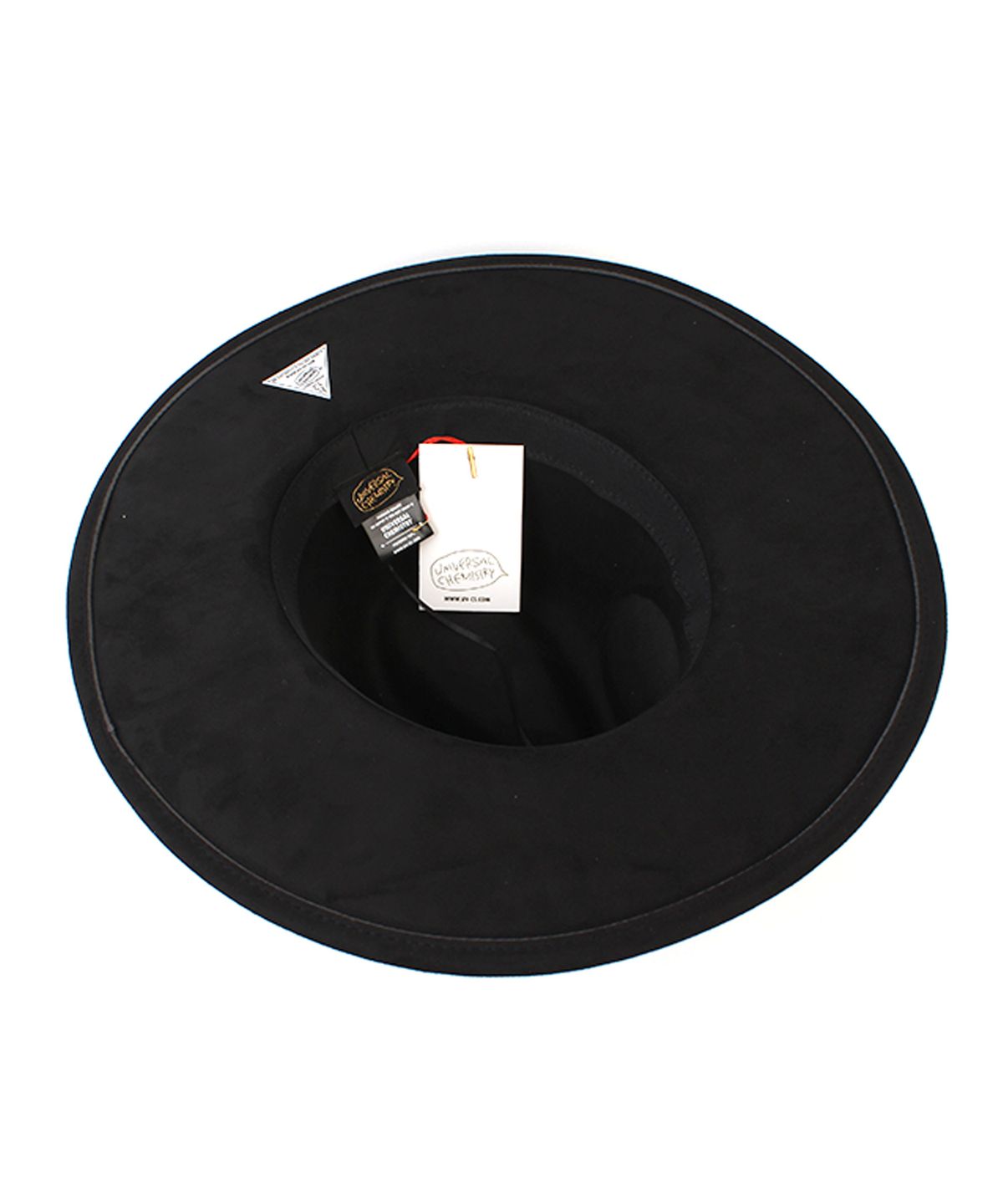 유니버셜 케미스트리(UNIVERSAL CHEMISTRY) Suede Simple Black Fedora 페도라