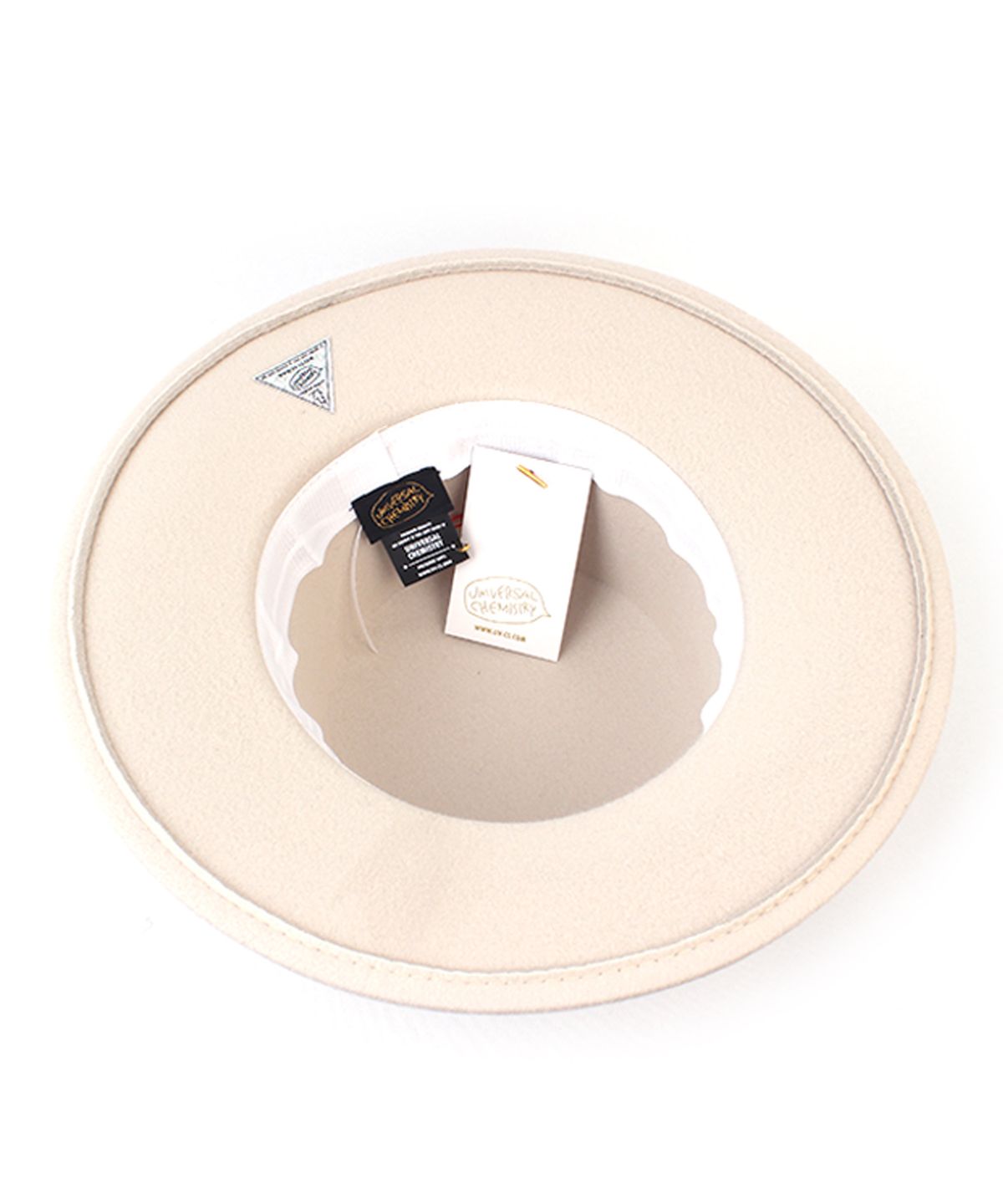 유니버셜 케미스트리(UNIVERSAL CHEMISTRY) Poly Ivory Flat Fedora 페도라