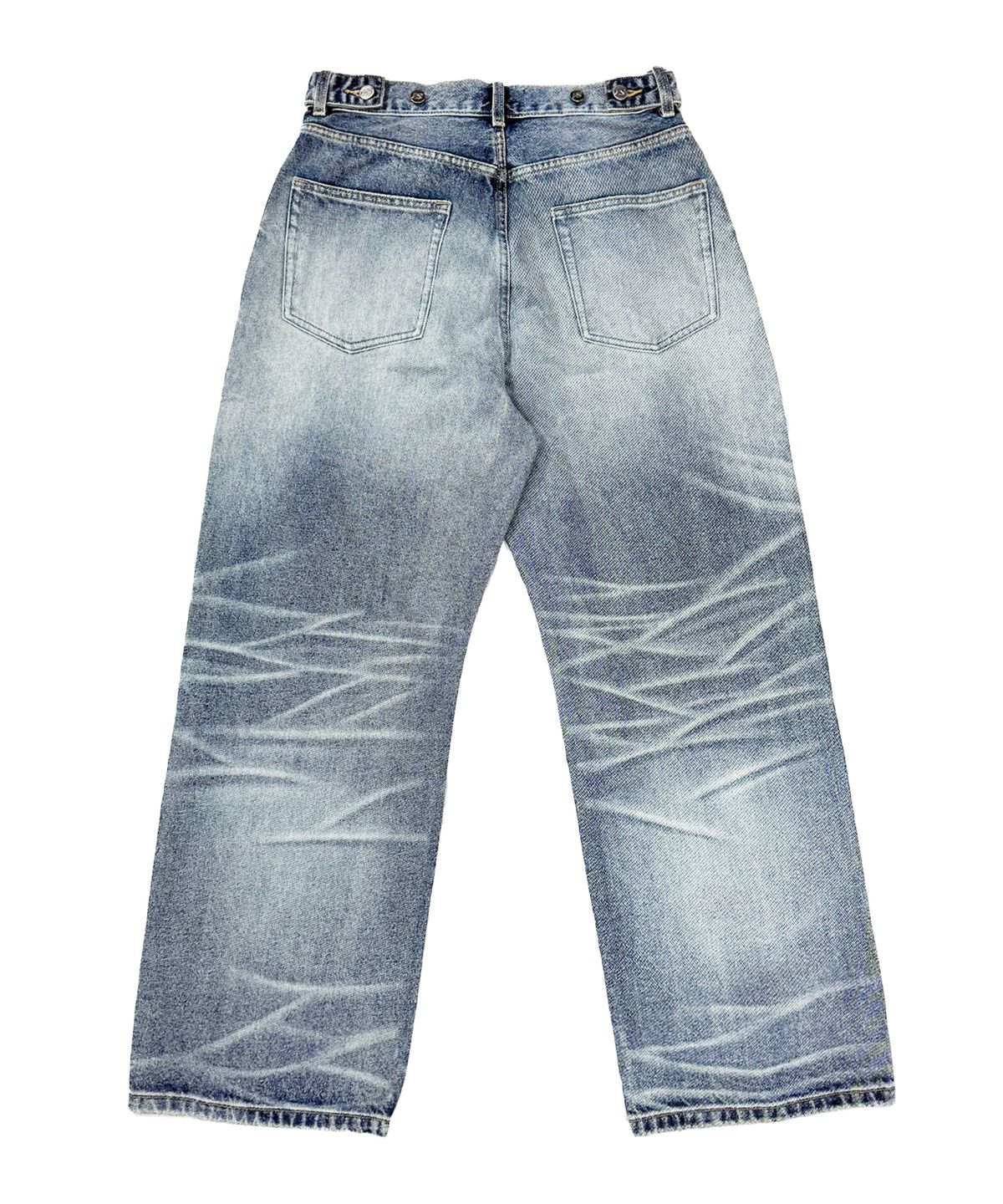 포스센스티브(FORCESENSITIVE) fst wide denim pants (blue)