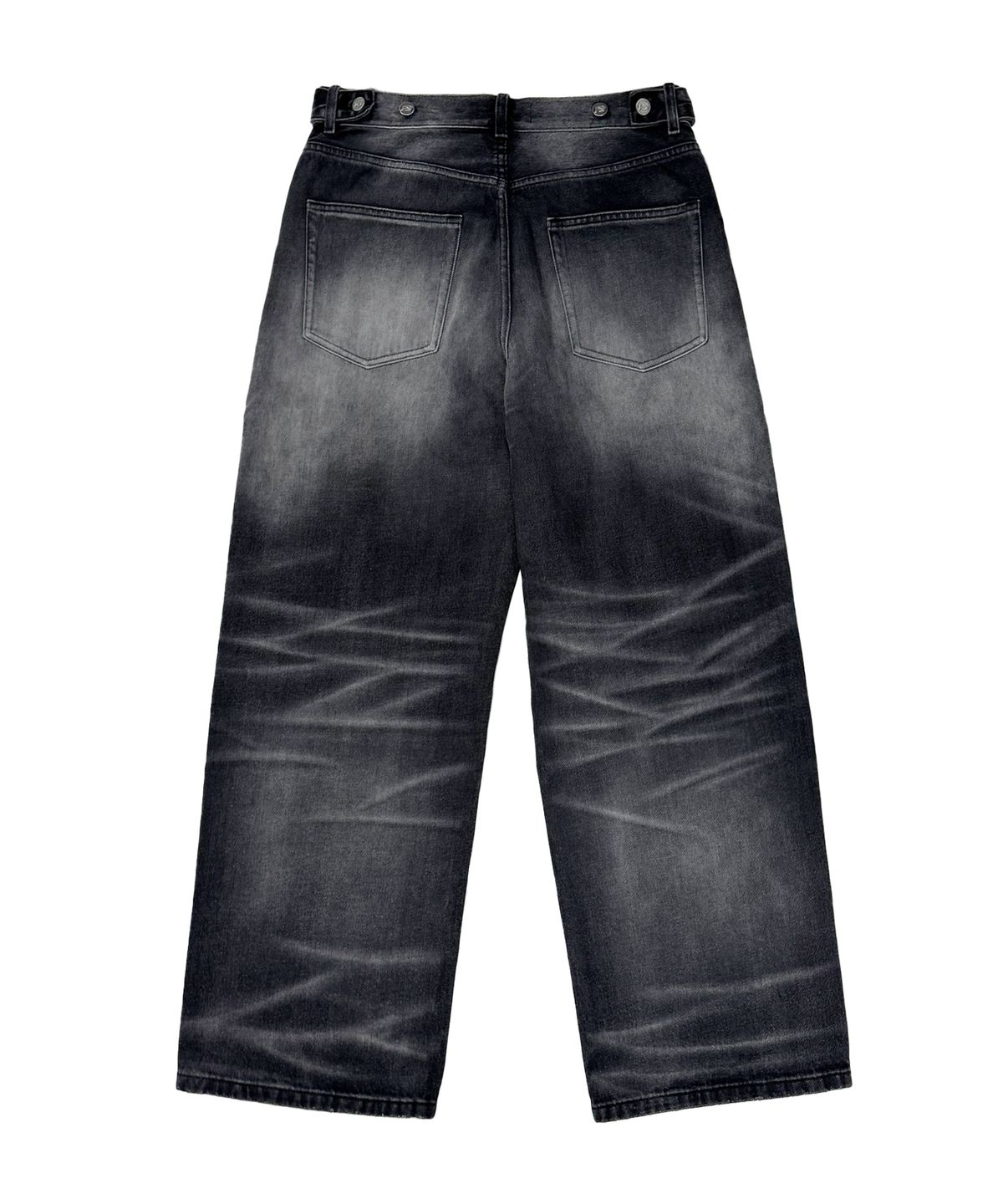 포스센스티브(FORCESENSITIVE) fst wide denim pants (black)
