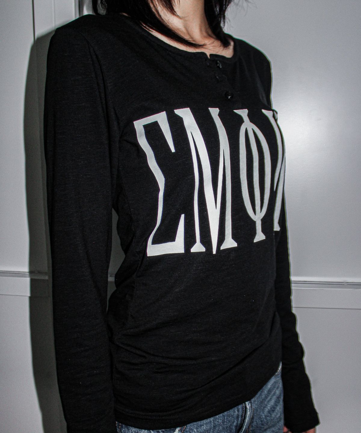 스모크어스타(SMOKEASTAR) SMOKE CODE LONG-SLEEVE (BLACK)