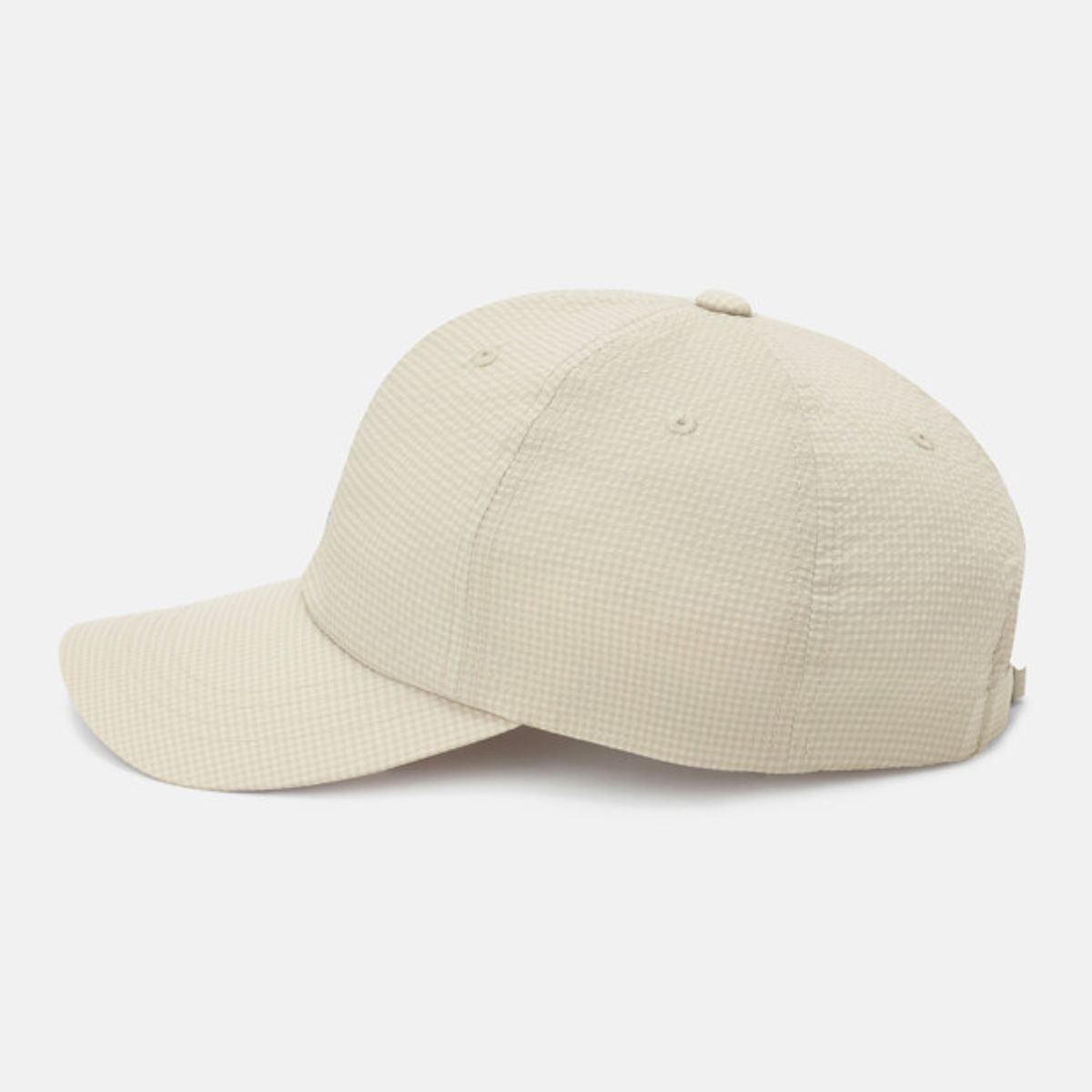 데상트(DESCENTE) 나일론 경량 우븐 볼캡 베이지 SR123UCP1A