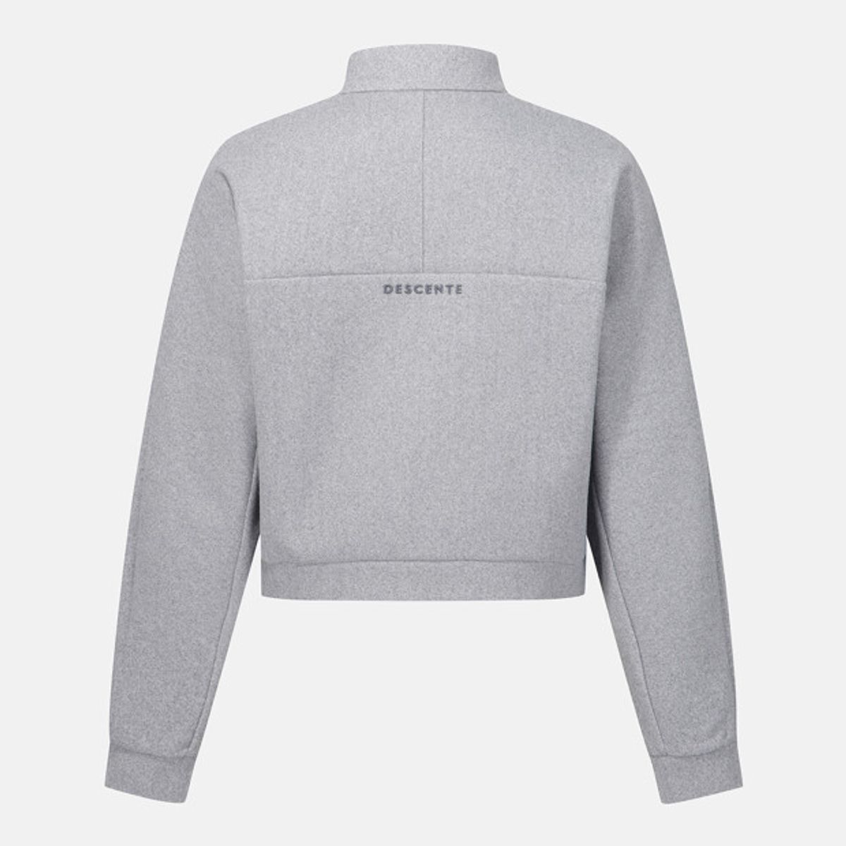 데상트(DESCENTE) 우먼스 울라이크 맨투맨 멜란지 그레이 SR122PHT14