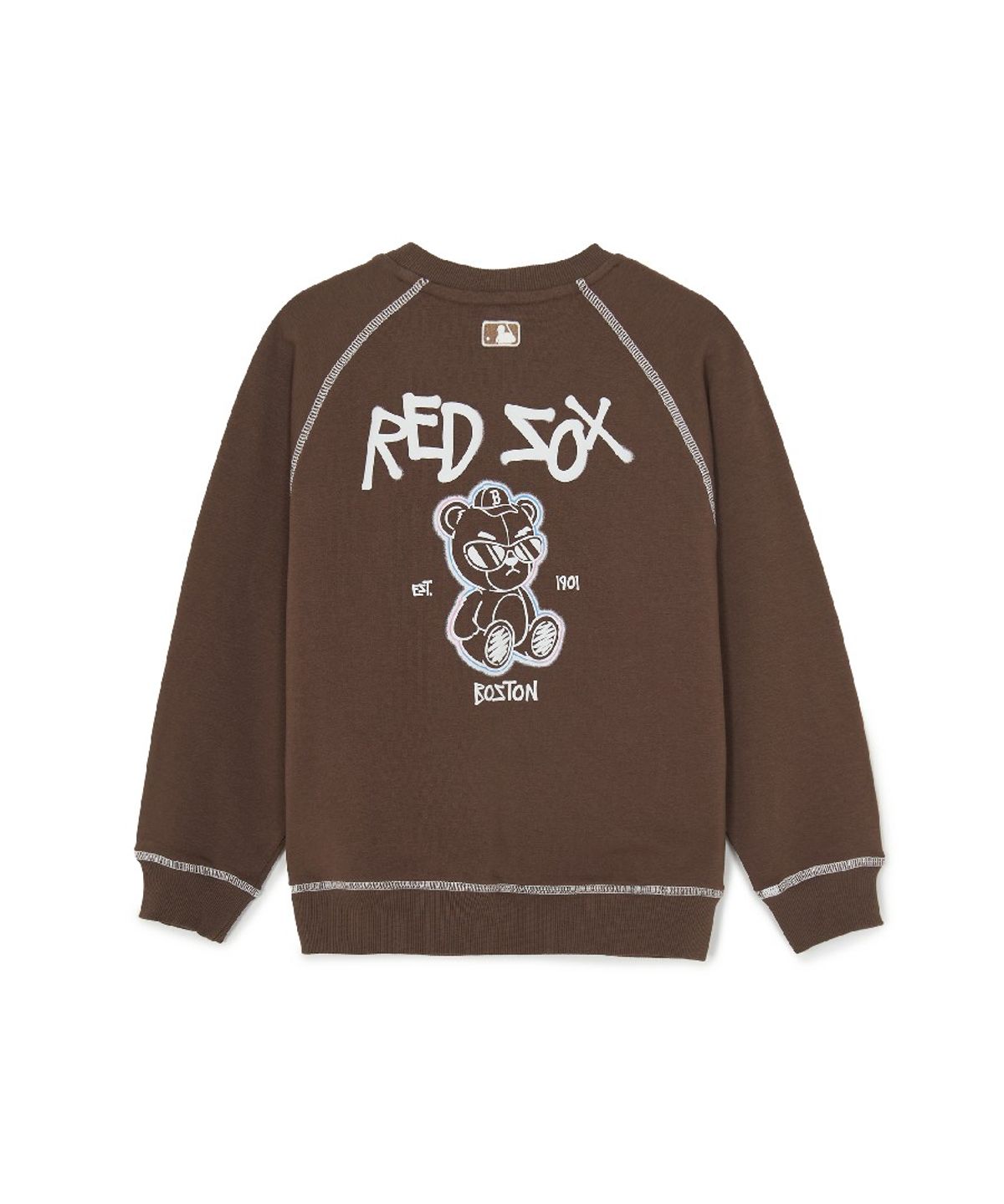 엠엘비 키즈(MLB KIDS) 스트릿 메가베어 라인 아트웍 맨투맨 NY (Ivory)