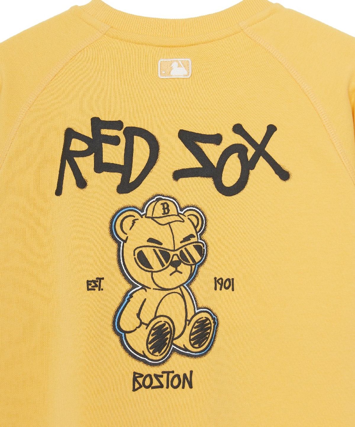 엠엘비 키즈(MLB KIDS) 스트릿 메가베어 라인 아트웍 맨투맨 NY (Ivory)