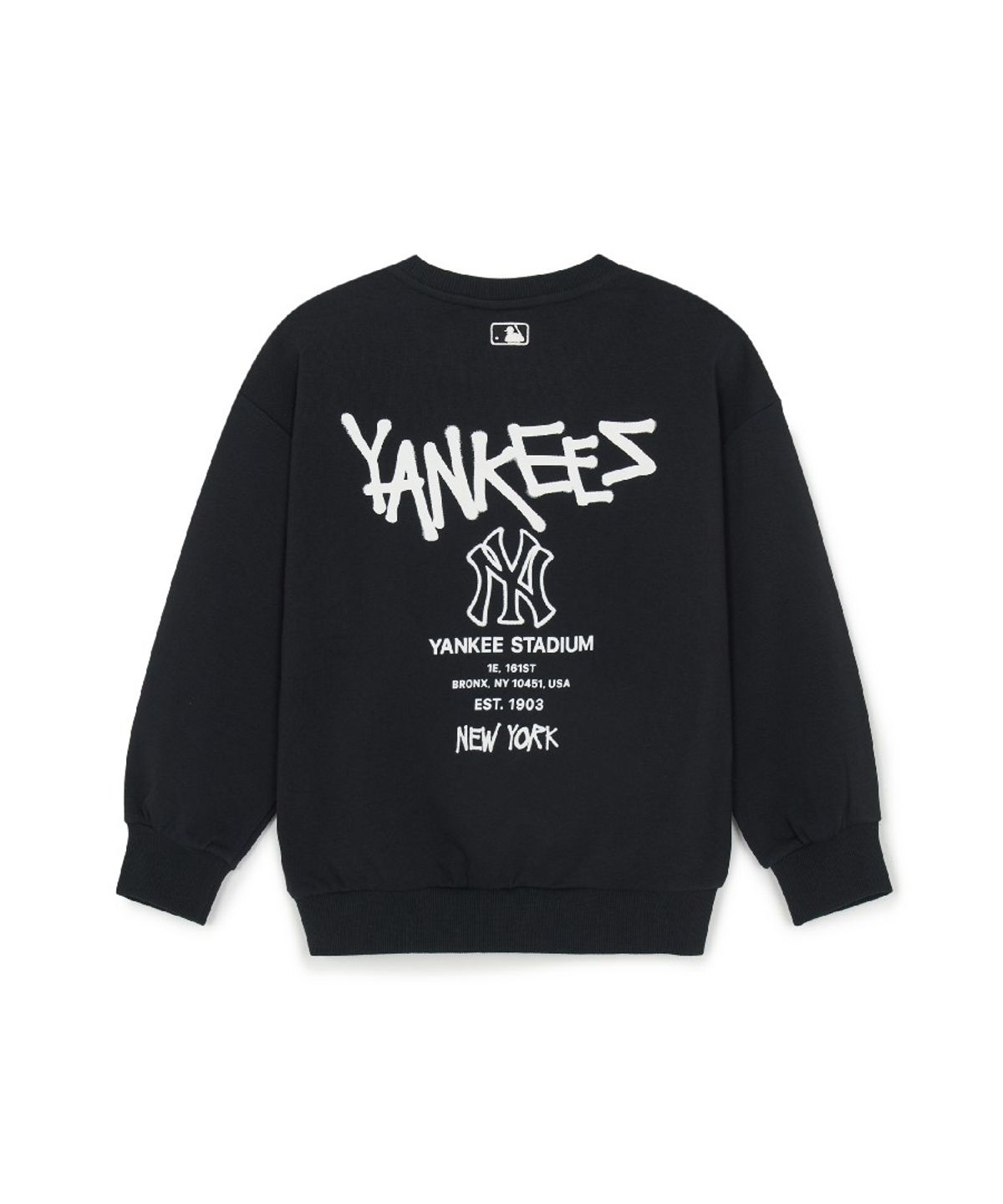 엠엘비 키즈(MLB KIDS) 스트릿 베이직 아트웍 맨투맨 NY (Black)