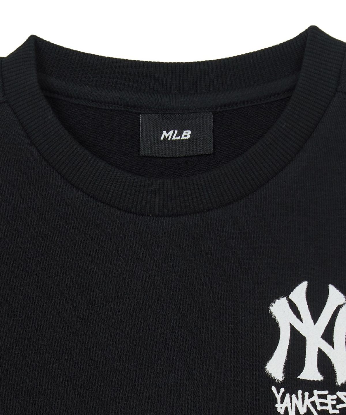 엠엘비 키즈(MLB KIDS) 스트릿 베이직 아트웍 맨투맨 NY (Black)