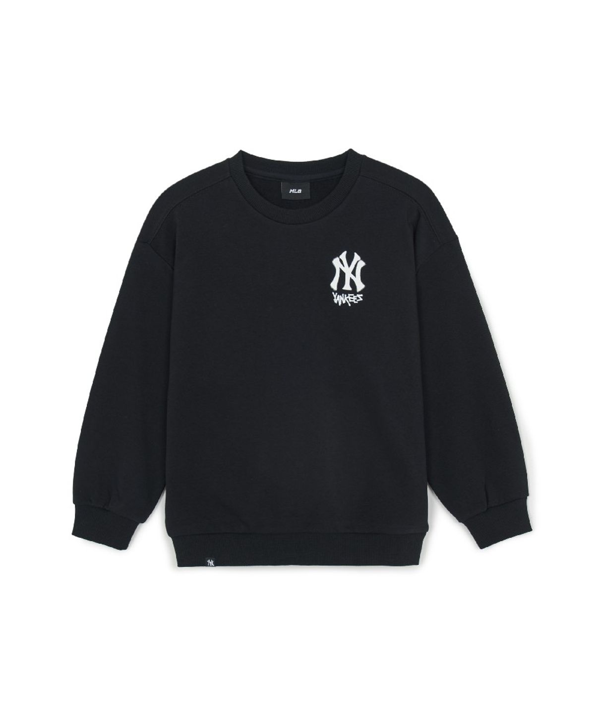 엠엘비 키즈(MLB KIDS) 스트릿 베이직 아트웍 맨투맨 NY (Black)