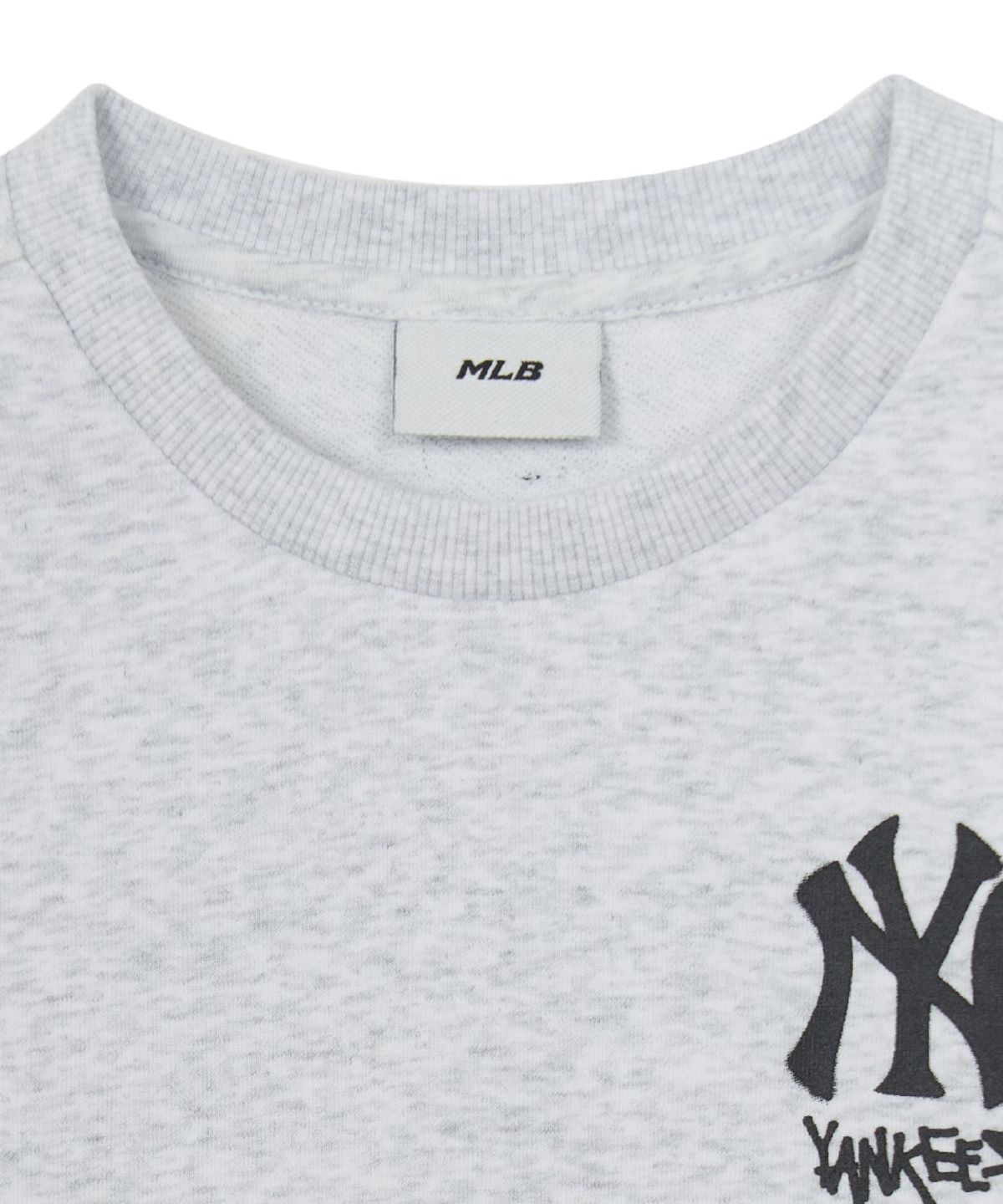 엠엘비 키즈(MLB KIDS) 스트릿 베이직 아트웍 맨투맨 NY (L.Melange Grey)