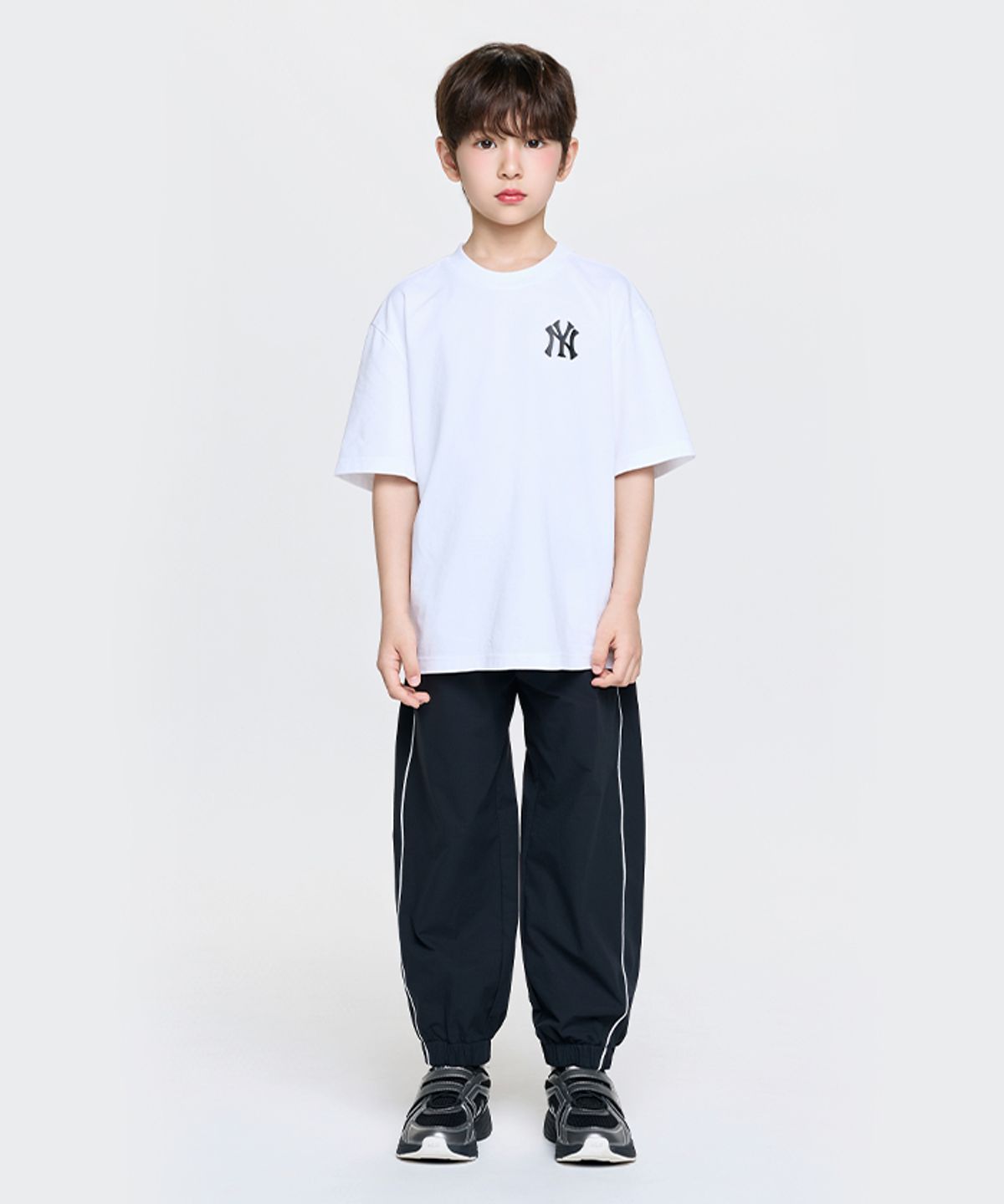 엠엘비 키즈(MLB KIDS) 스트릿 베이직 우븐 맨투맨 3 세트 NY (Black)