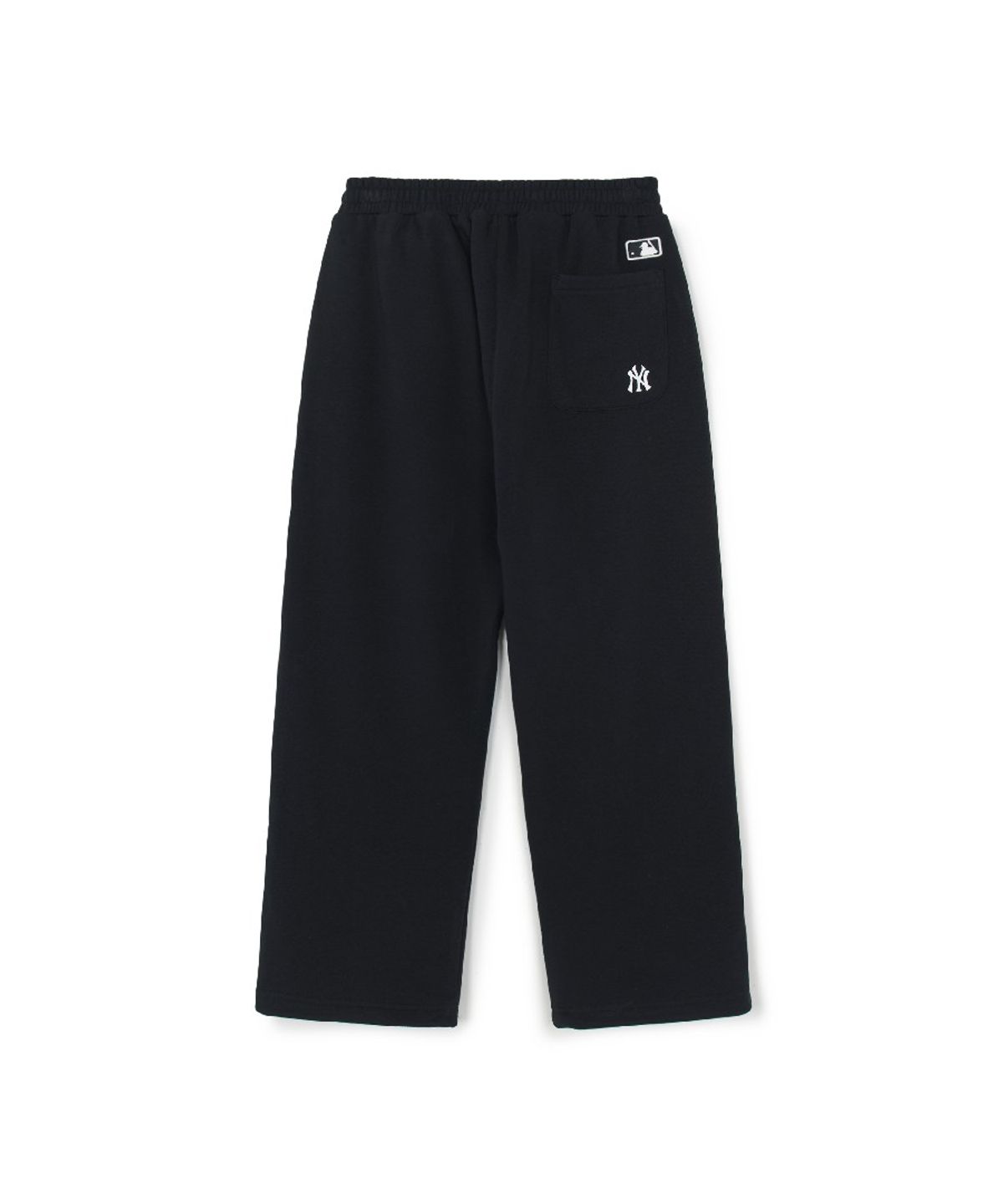 엠엘비 키즈(MLB KIDS) 베이직 컬러배색 스트링 와이드 팬츠 NY (Black)