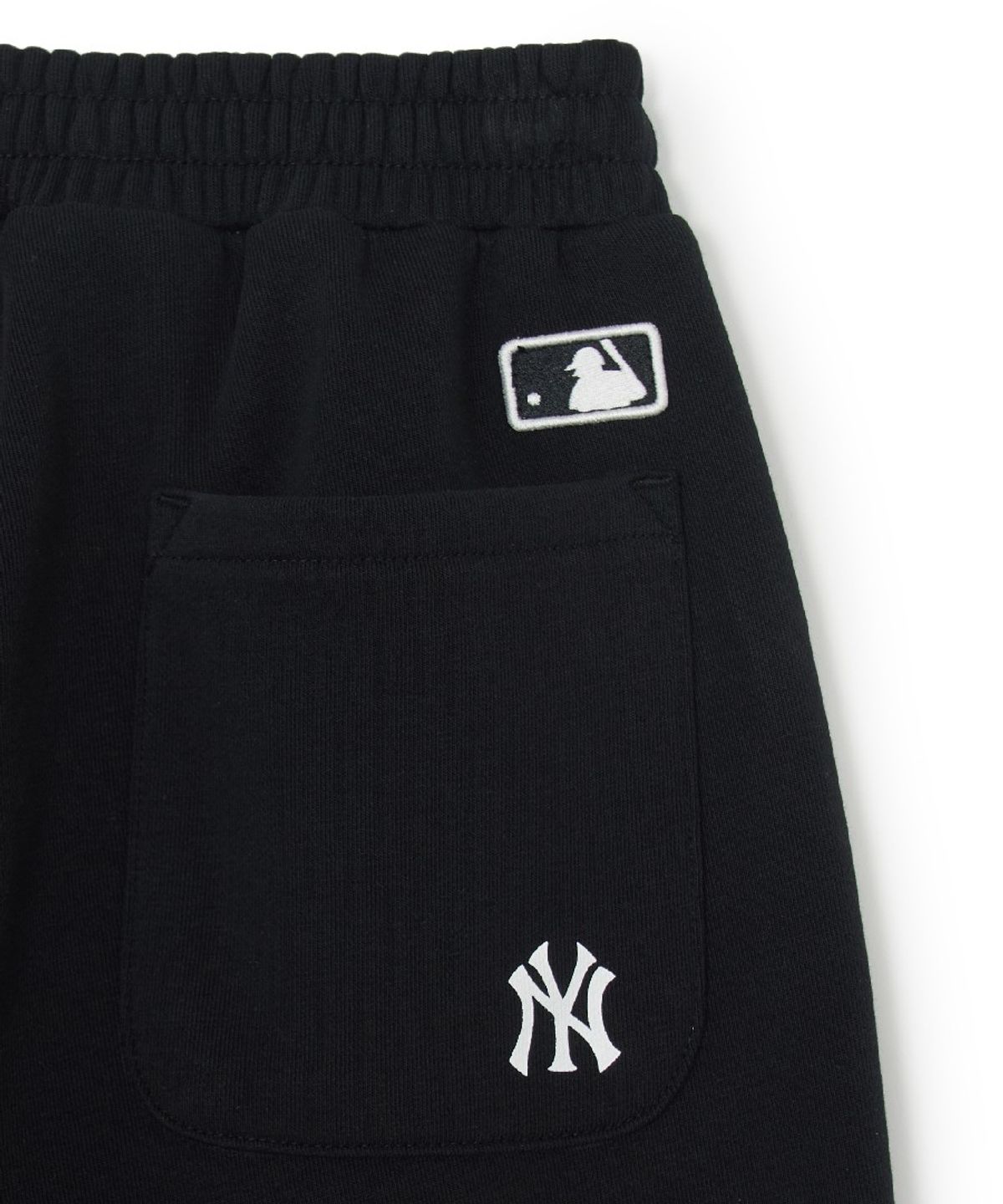 엠엘비 키즈(MLB KIDS) 베이직 컬러배색 스트링 와이드 팬츠 NY (Black)