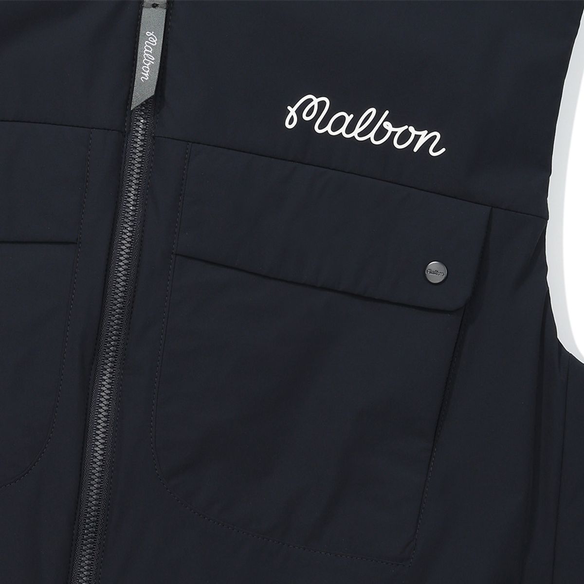 말본 골프(MALBON GOLF) 소프트 인슐레이션 우븐 베스트 NAVY (WOMAN)