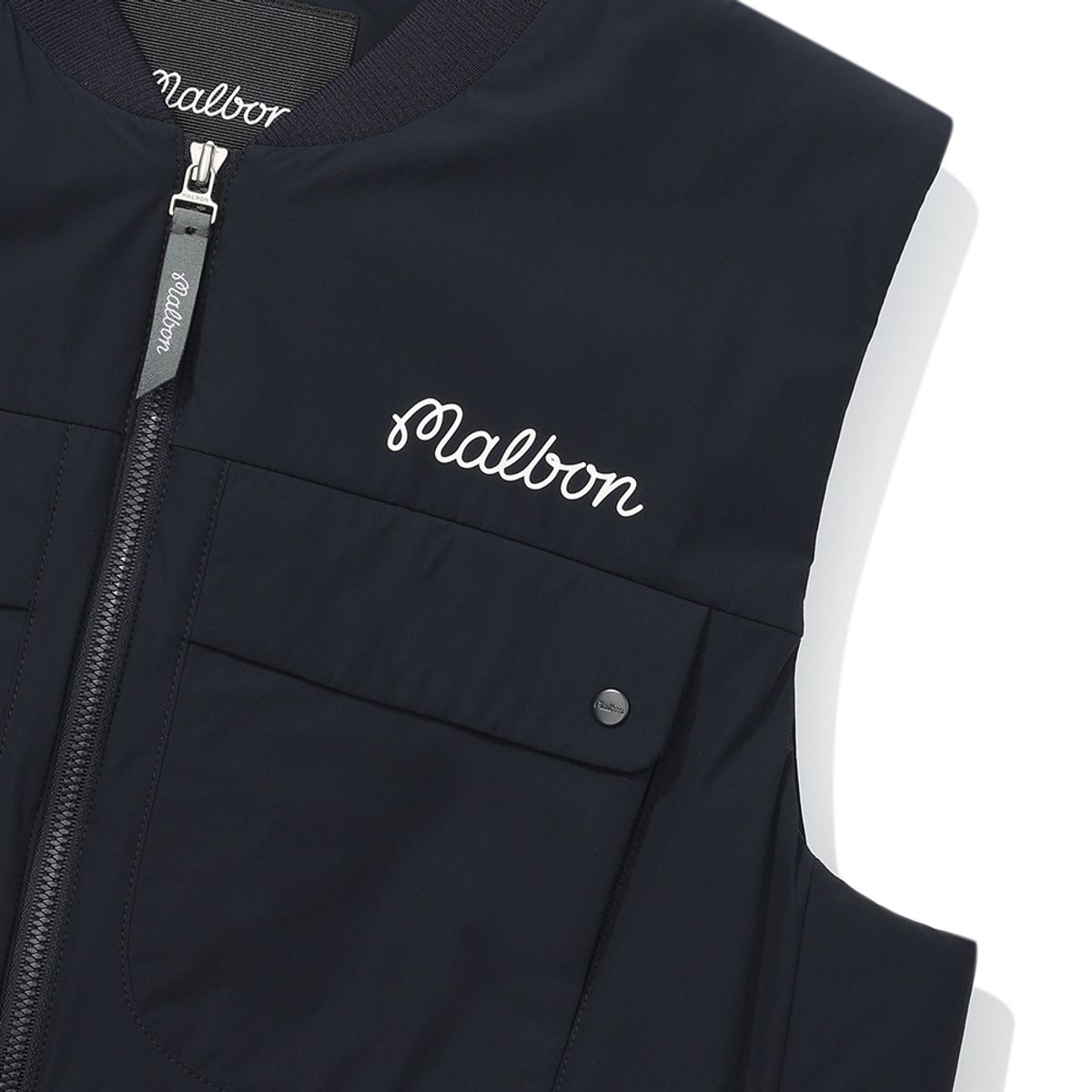 말본 골프(MALBON GOLF) 소프트 인슐레이션 우븐 베스트 NAVY (WOMAN)