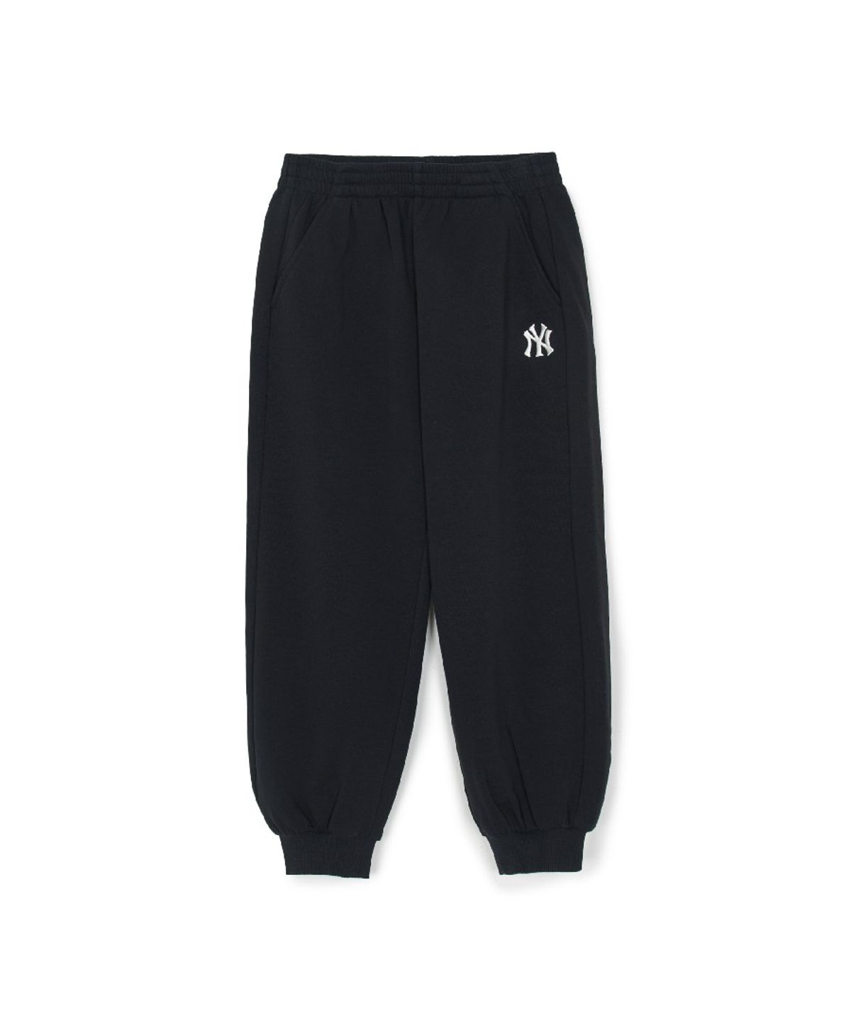 엠엘비 키즈(MLB KIDS) 베이직 스몰로고 조거 팬츠 NY (Black)