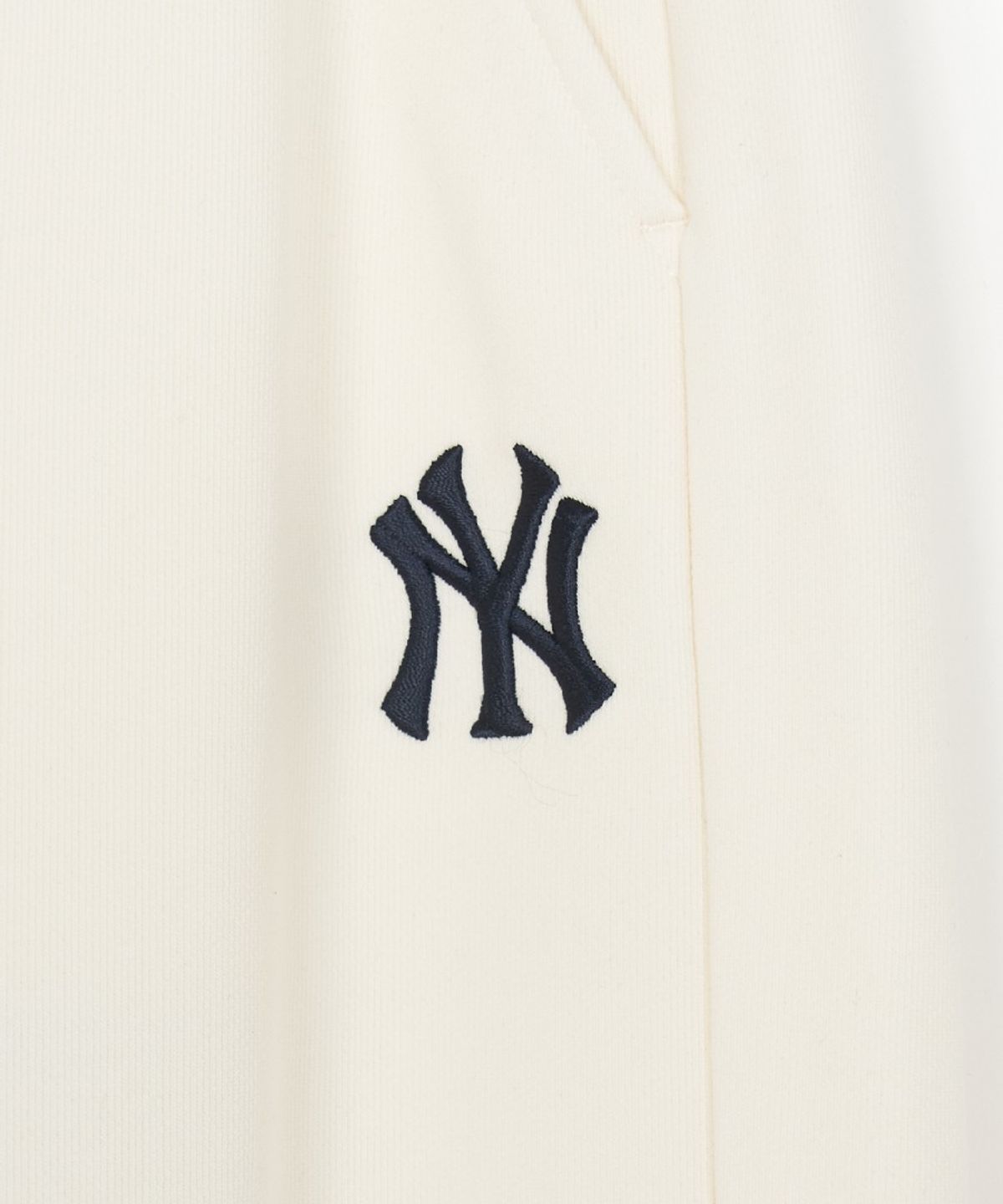엠엘비 키즈(MLB KIDS) 베이직 스몰로고 조거 팬츠 NY (Ivory)