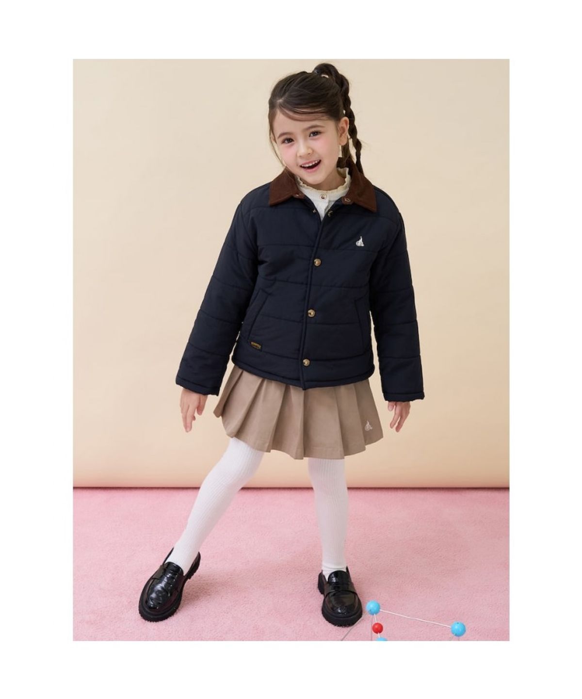 빈폴 키즈(BEANPOLE KIDS) 클래식 재킷형 패딩 점퍼  네이비 (BI6138U02R) (BI6138U02R)