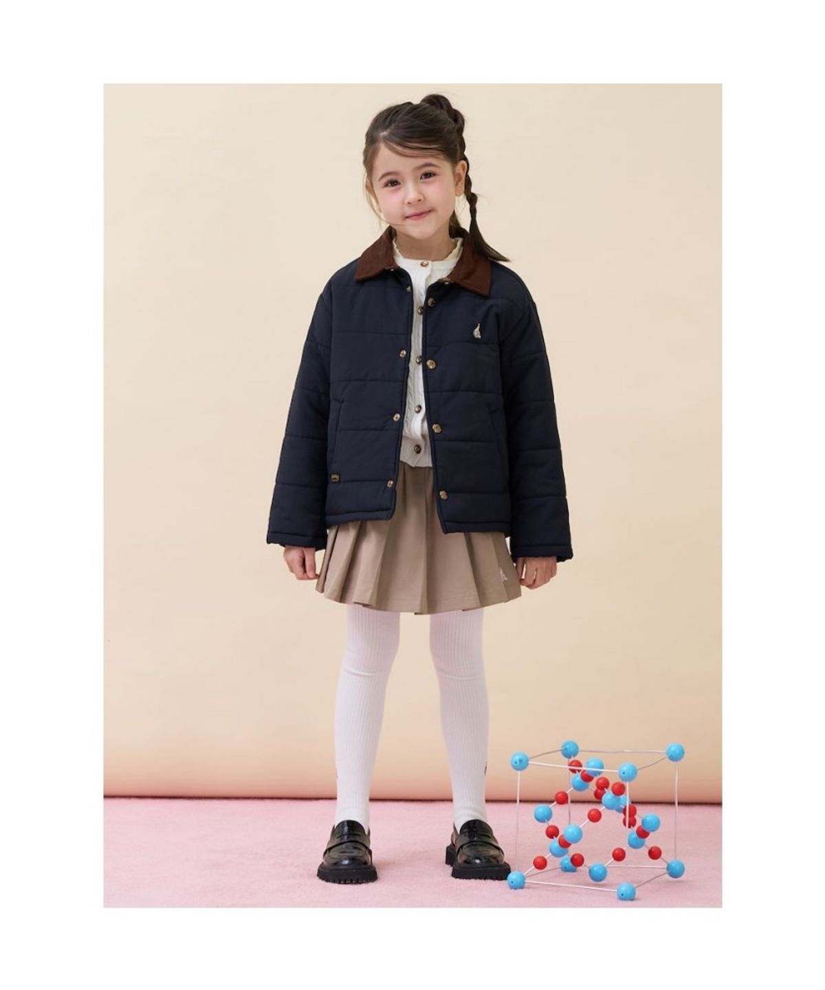 빈폴 키즈(BEANPOLE KIDS) 클래식 재킷형 패딩 점퍼  네이비 (BI6138U02R) (BI6138U02R)