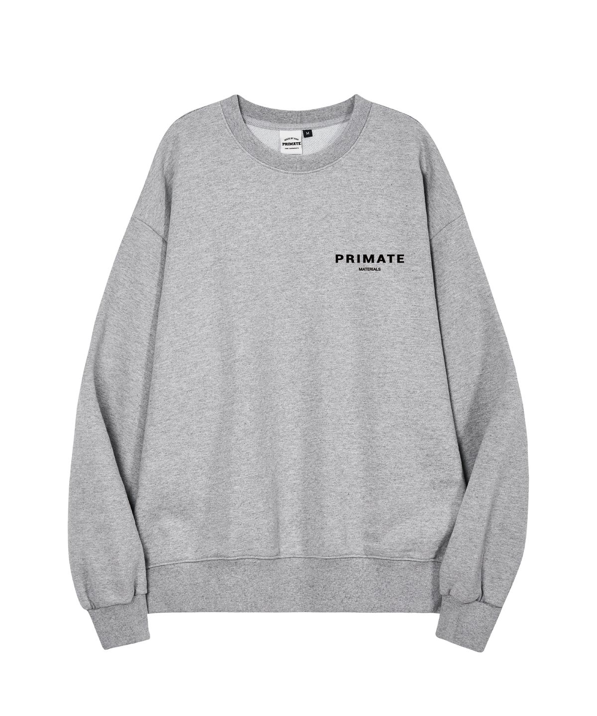 프라임에이트(PRIMATE) [기모/NO기모] BASIC LOGO 오버핏 맨투맨 5 COLORS