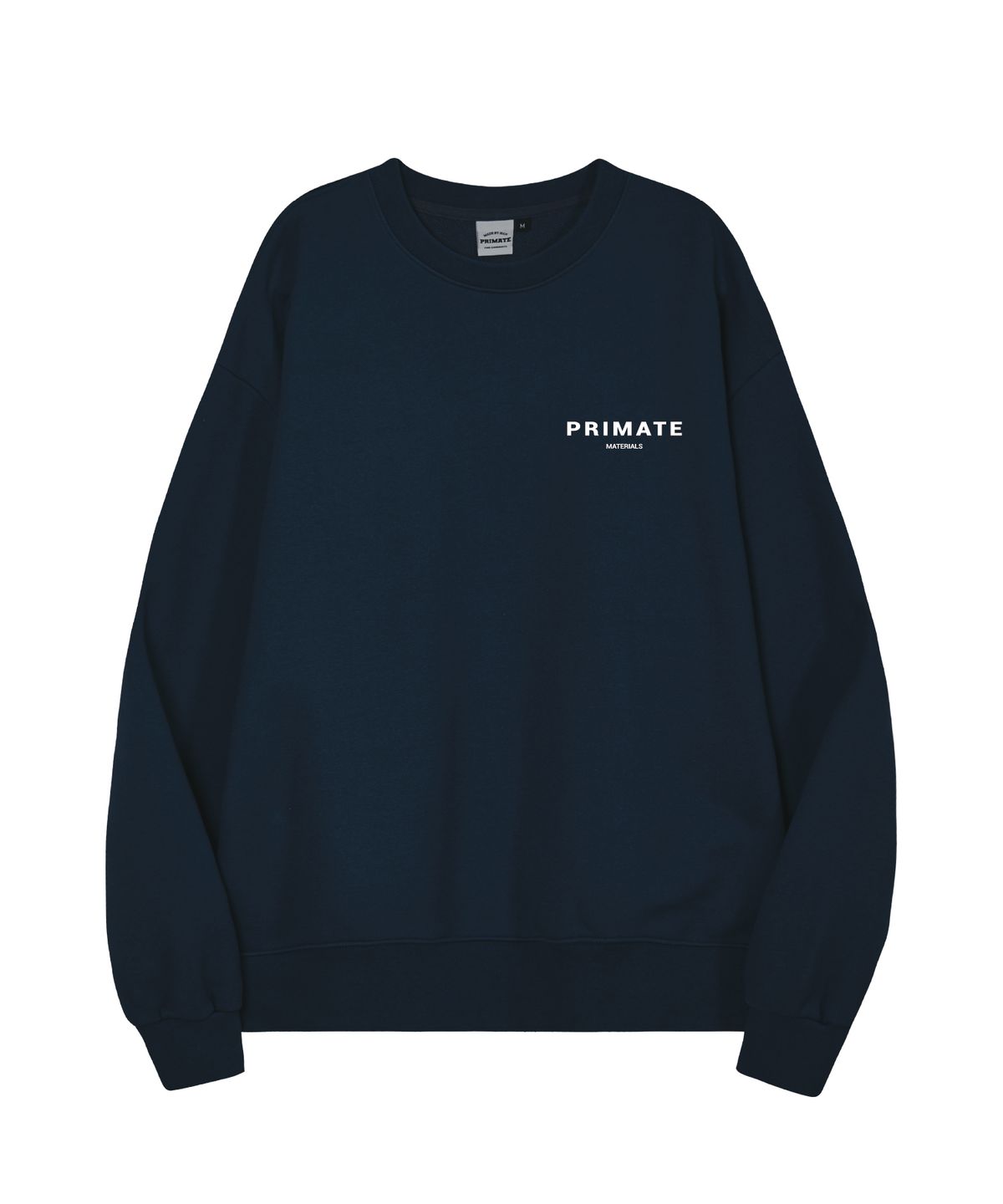 프라임에이트(PRIMATE) [기모/NO기모] BASIC LOGO 오버핏 맨투맨 5 COLORS